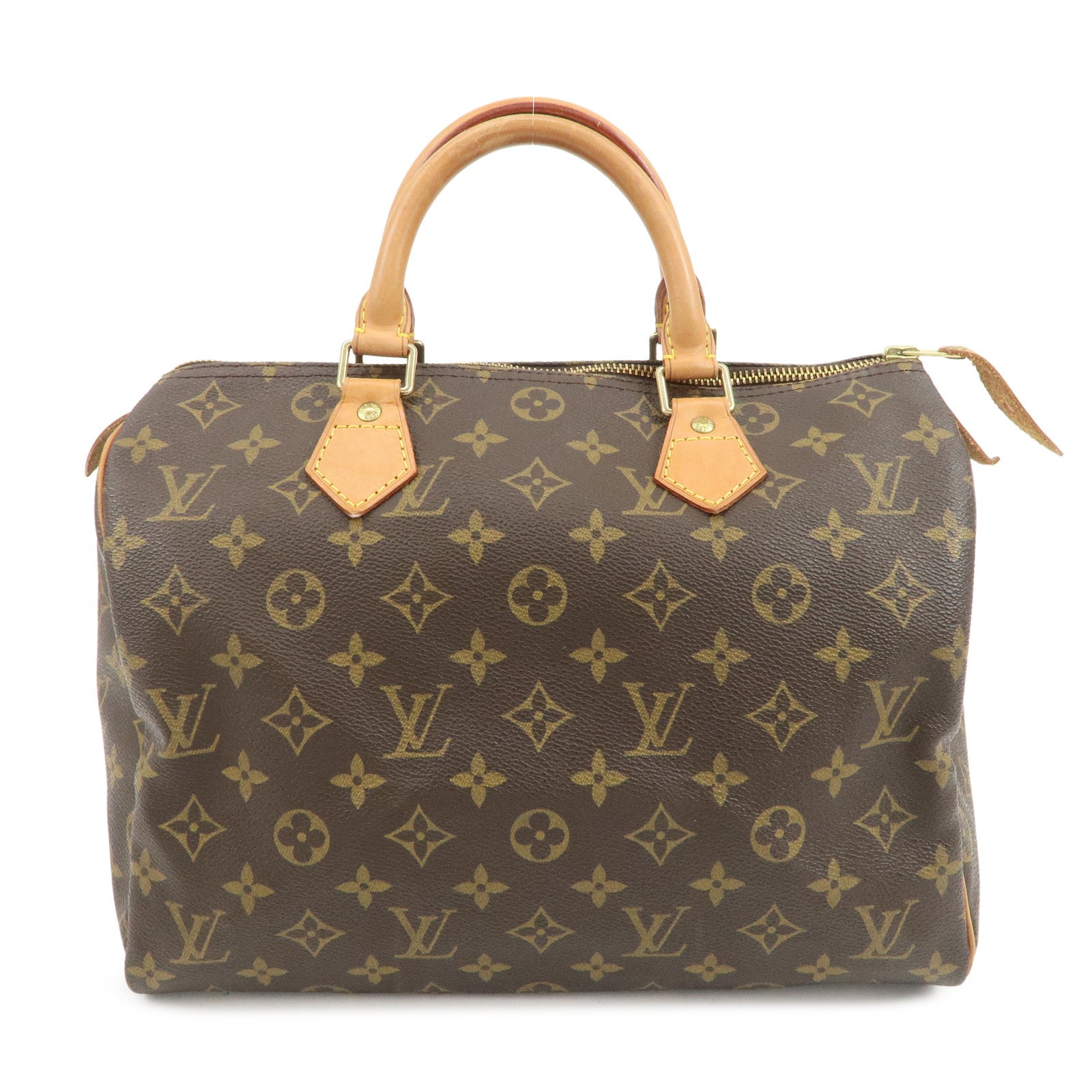 Louis Vuitton Monogram Speedy 30 Boston Bag Hand Bag Brown M41526