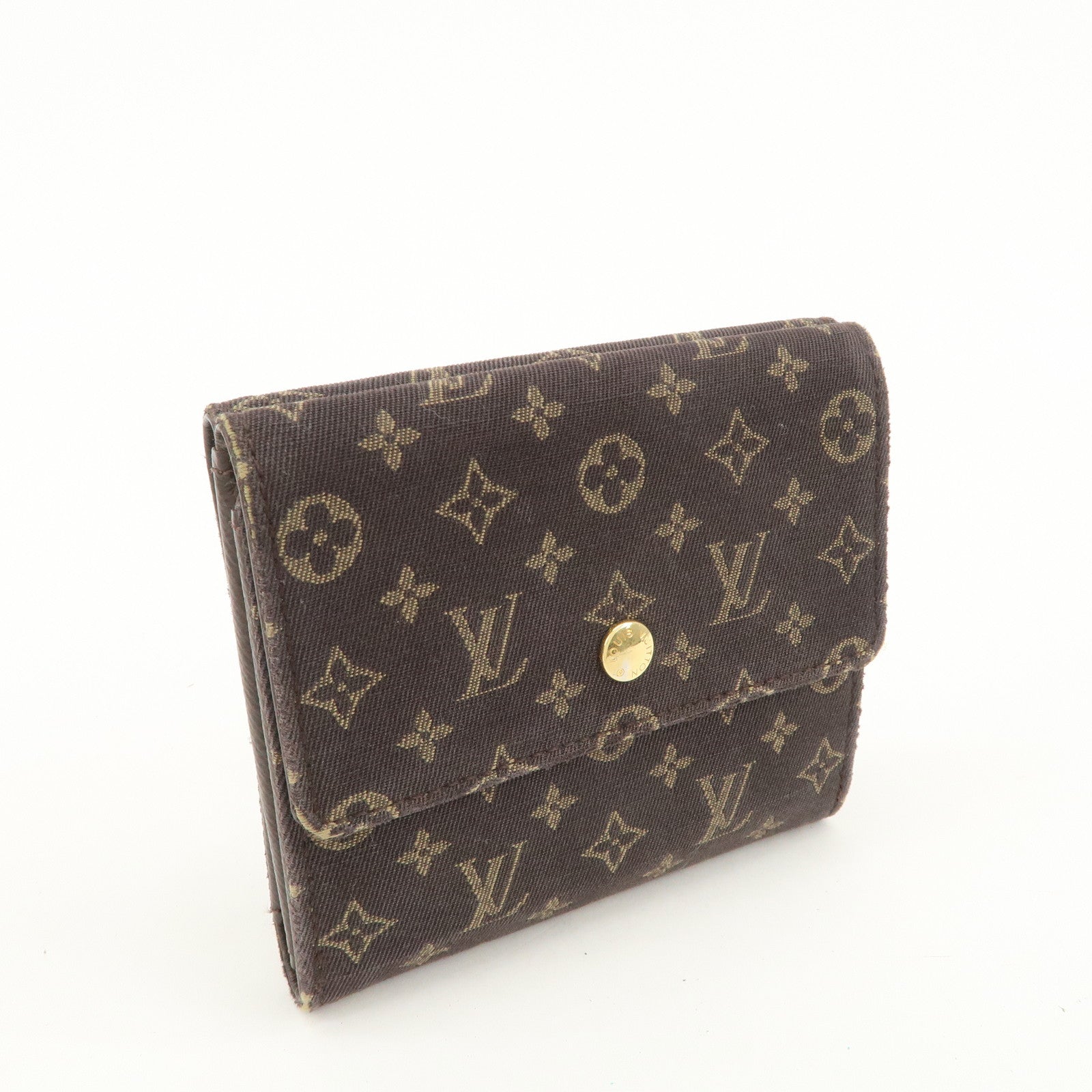 Louis Vuitton Monogram Mini Lin Portefeuille Elise Wallet M95233