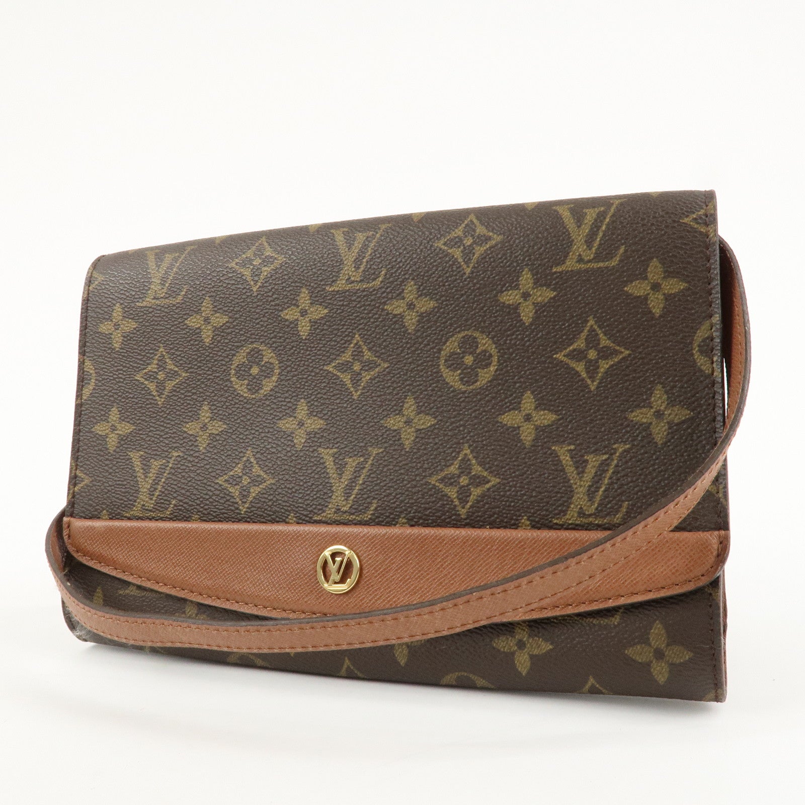 Louis Vuitton Monogram Bordeaux 24 Shoulder Bag Hand Bag M51798 Used