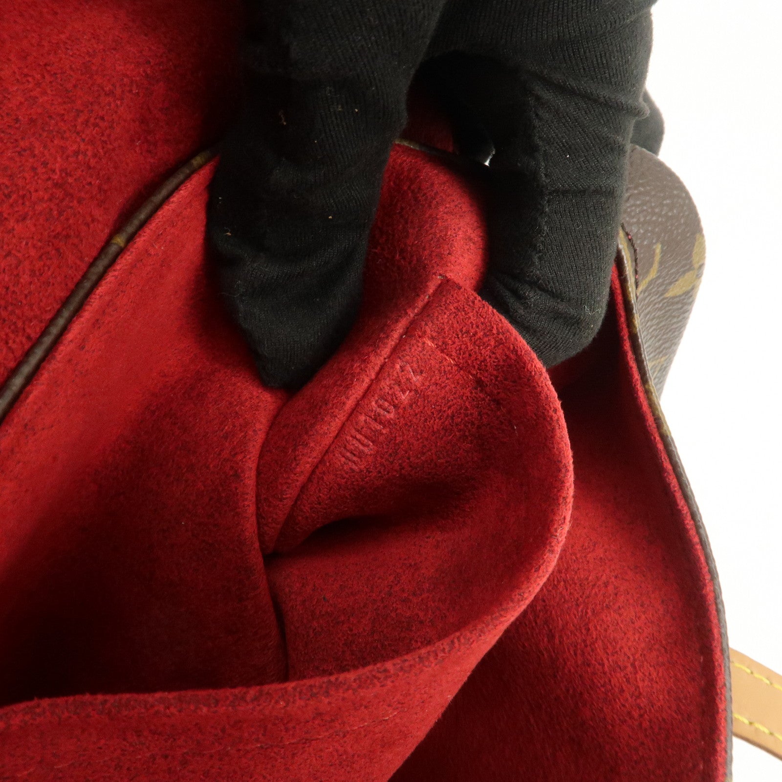 Louis Vuitton Monogram Sonatine Hand Bag Brown M51902