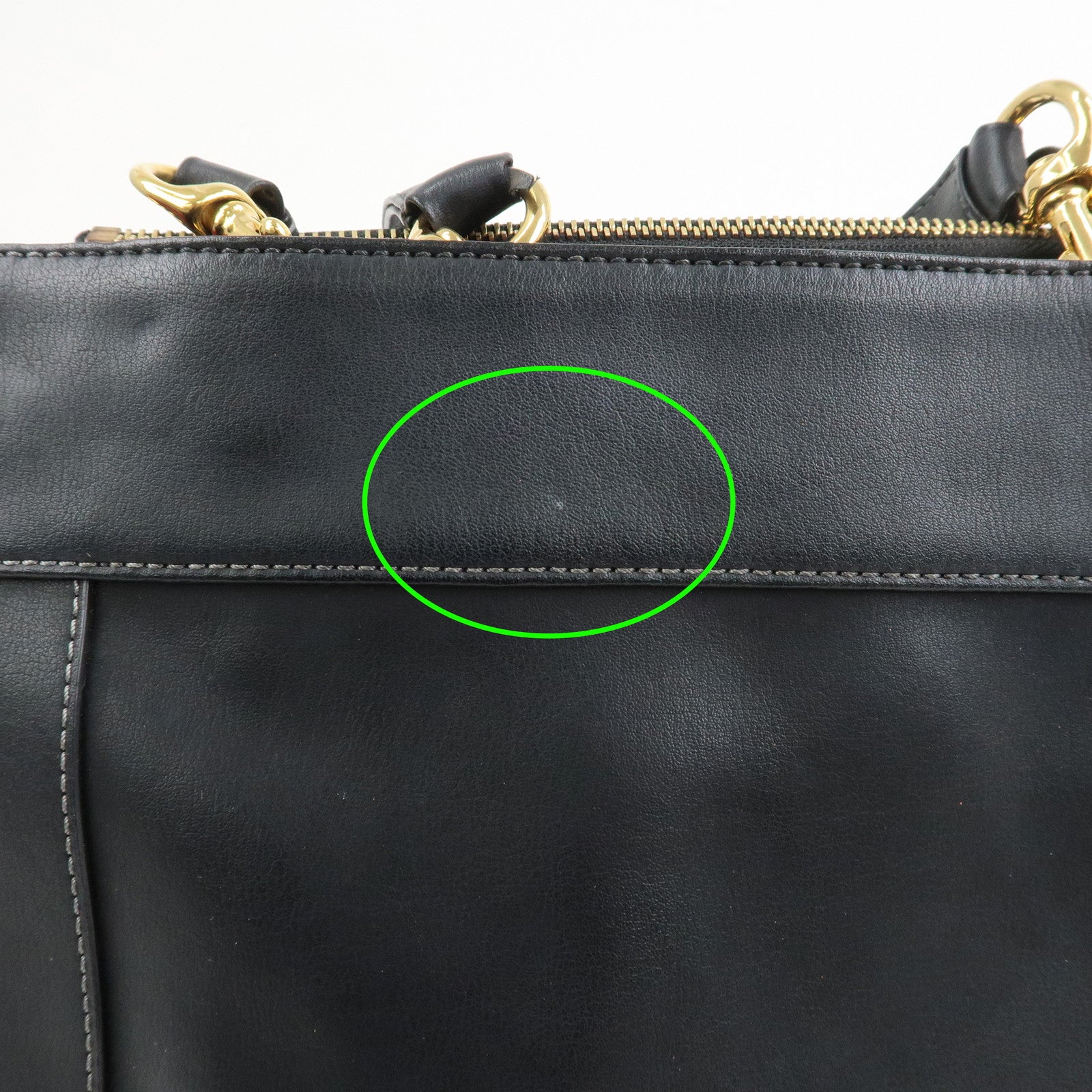 Chloe Eden Leather Tassel Shoulder Bag Hand Bag Black