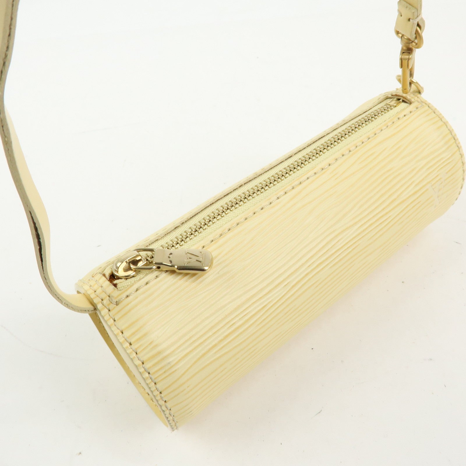 Louis Vuitton Epi Leather Soufflot & Pouch Hand Bag Vanilla M5222A