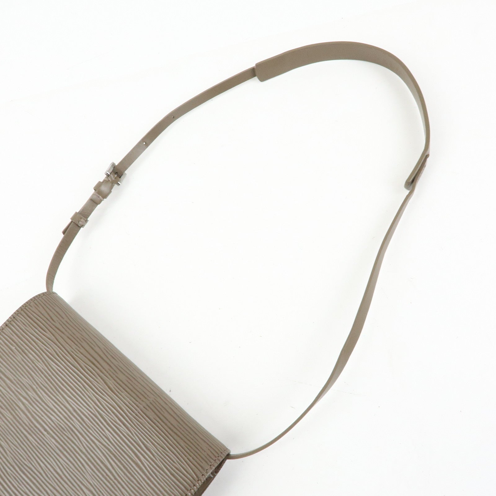 Louis Vuitton Epi Leather Biarritz PM Shoulder Bag Pepper M5293B