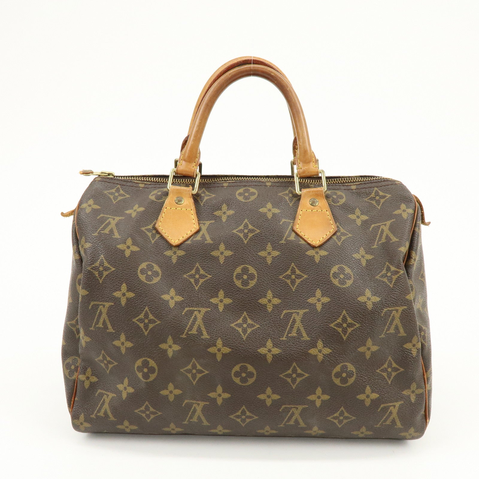 Louis Vuitton Monogram Speedy 30 Boston Bag Hand Bag Brown M41526