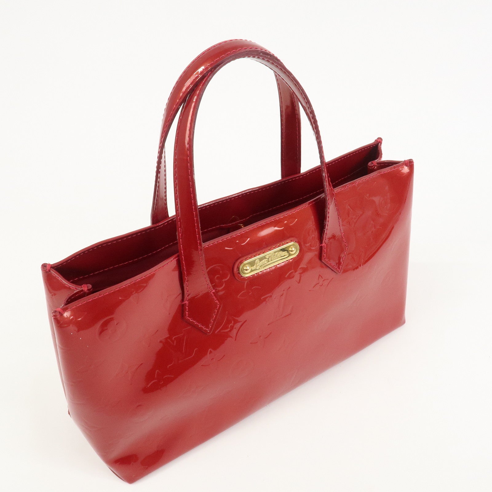 Louis Vuitton Monogram Vernis Wilshire PM Hand Bag M93642