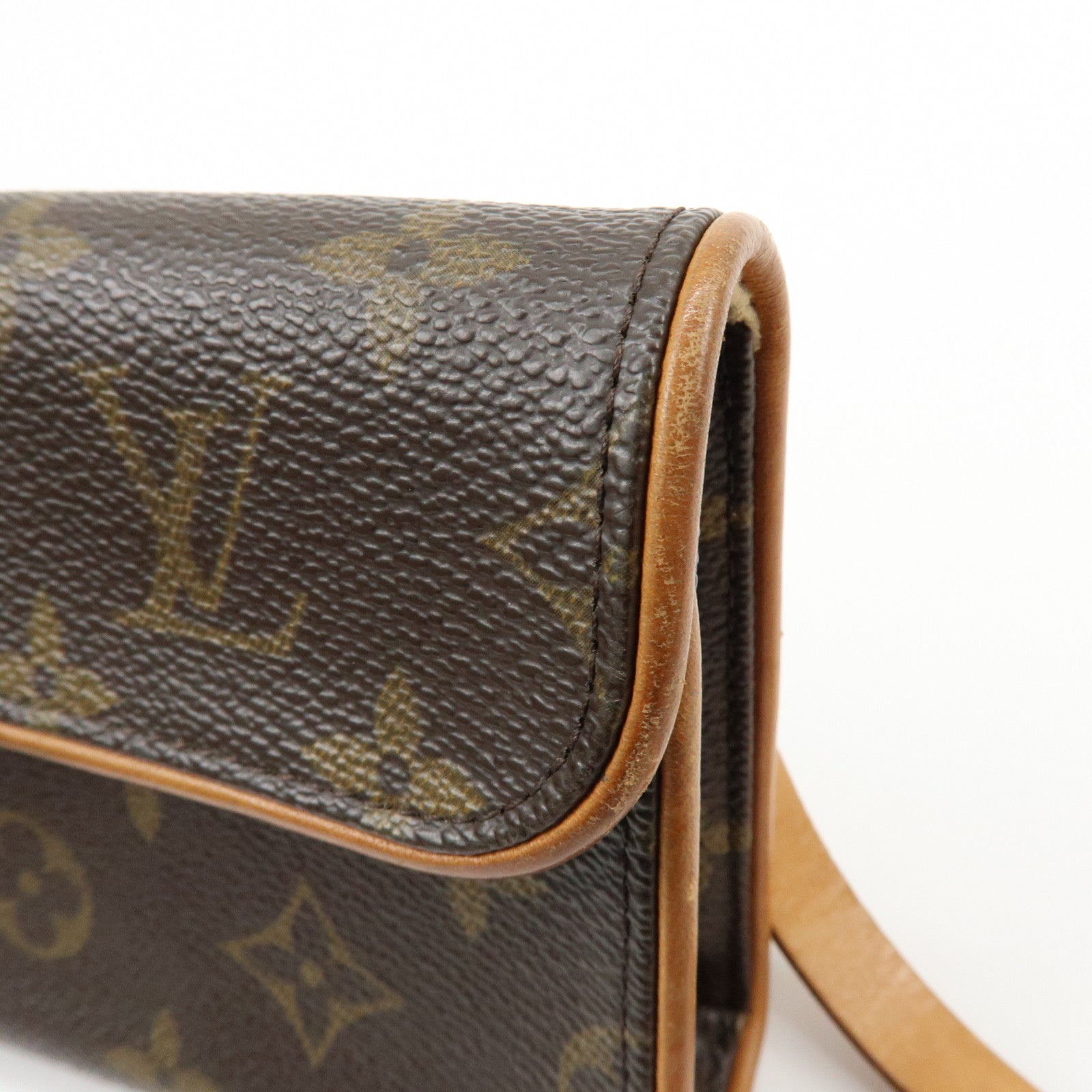 Louis Vuitton Monogram Pochette Florentine Waist Bag Belt XS M51855