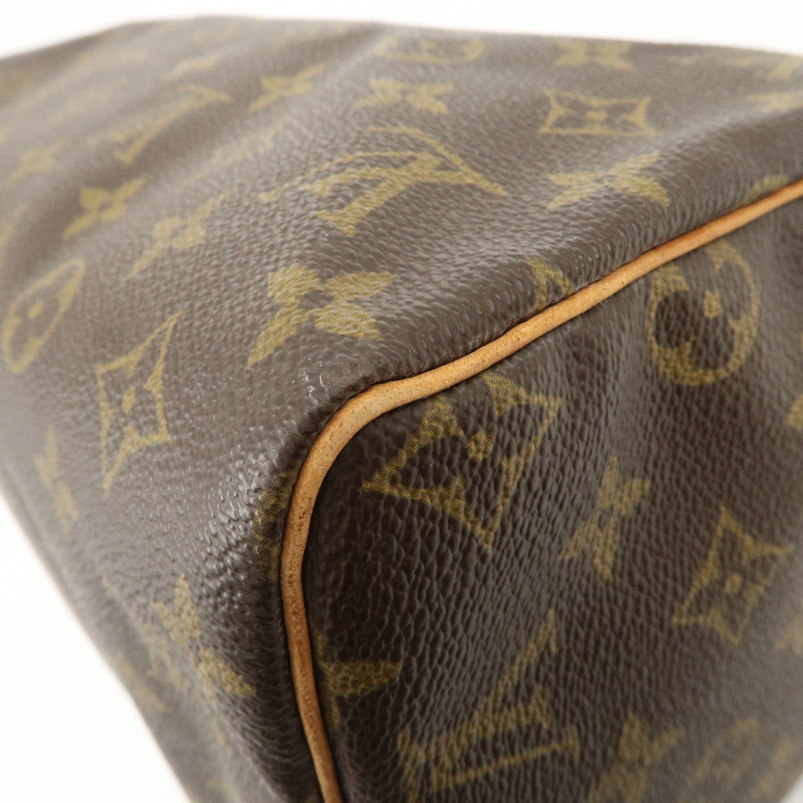 Louis Vuitton Monogram Speedy 30 Hand Bag Boston Bag Brown M41526 Used