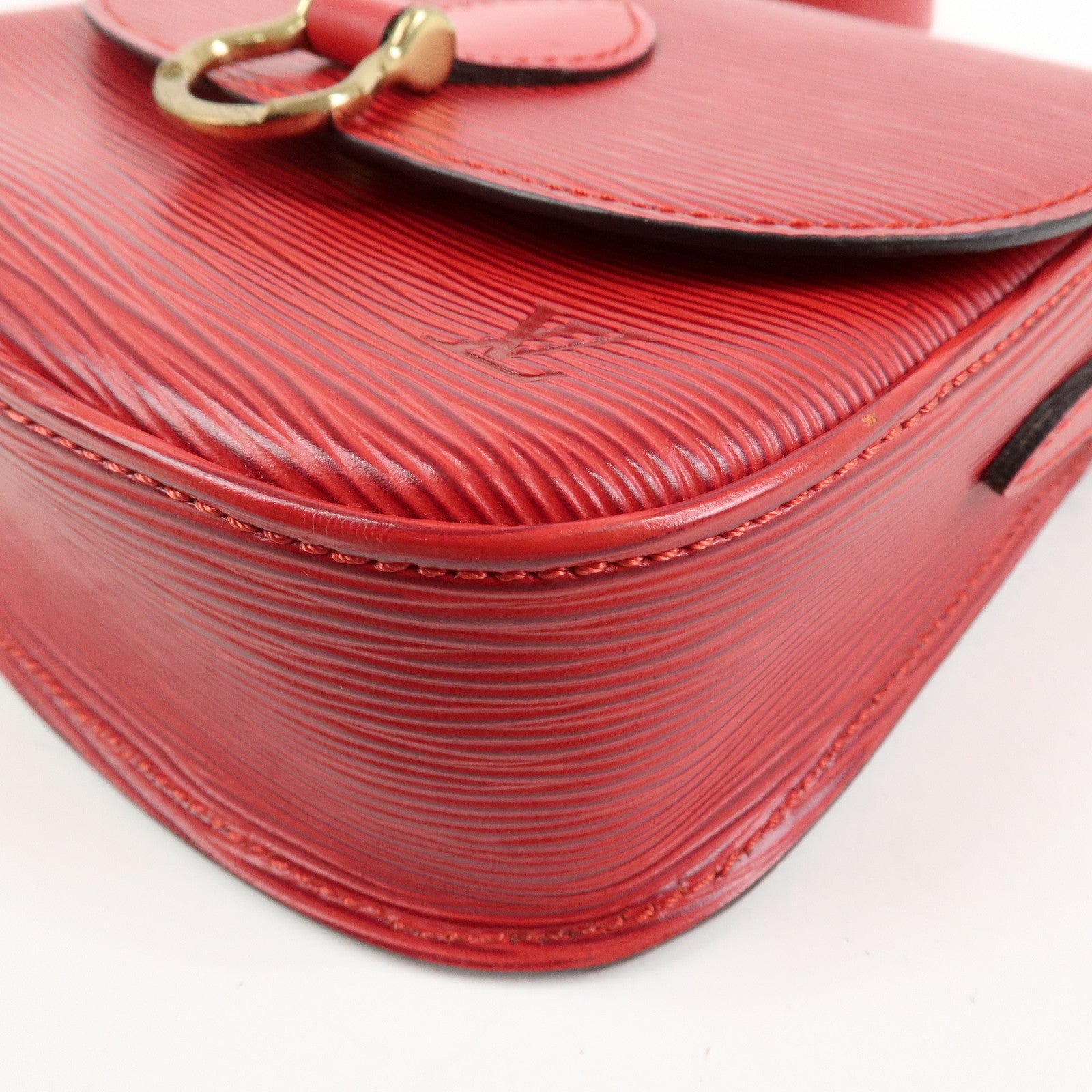 Louis Vuitton Epi Mini Saint Cloud Shoulder Bag Red M52217