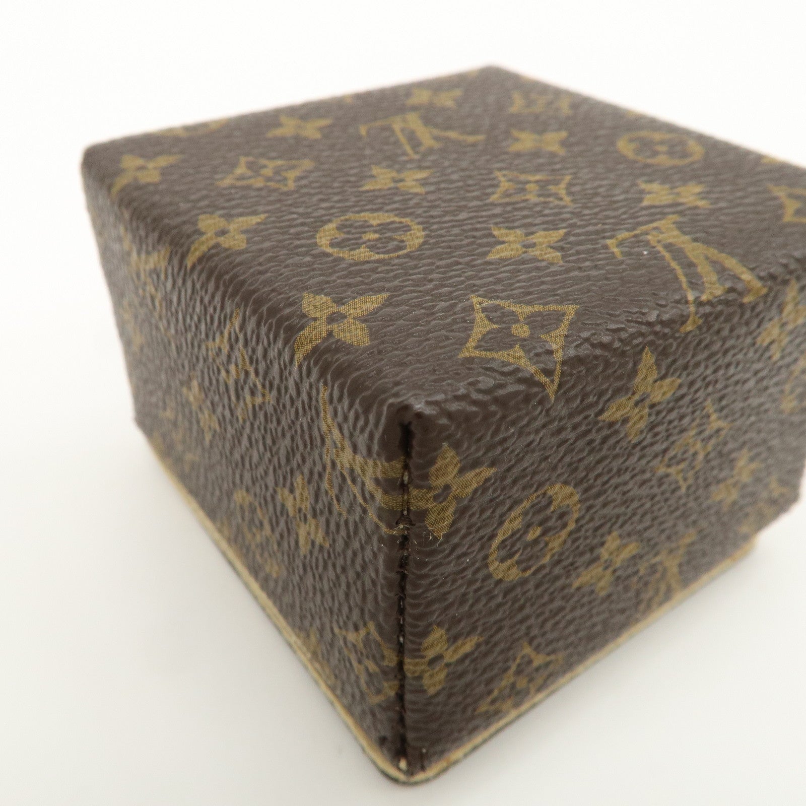 Louis Vuitton Monogram Canvas Jewelry Case Jewelry Box Brown