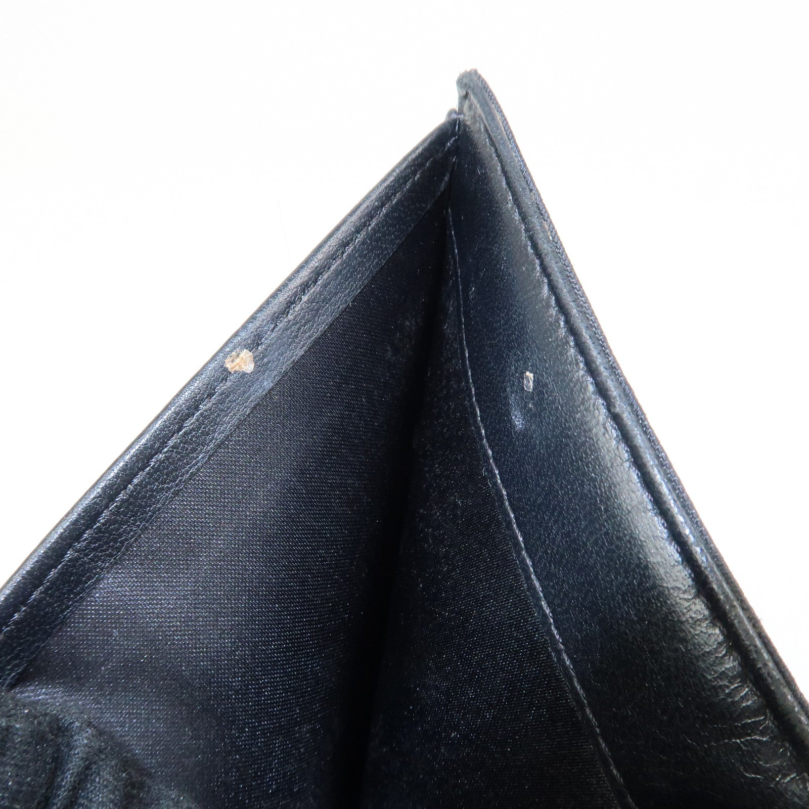 CHANEL New Travel Line Nylon Jacquard Compact Wallet Black A14342