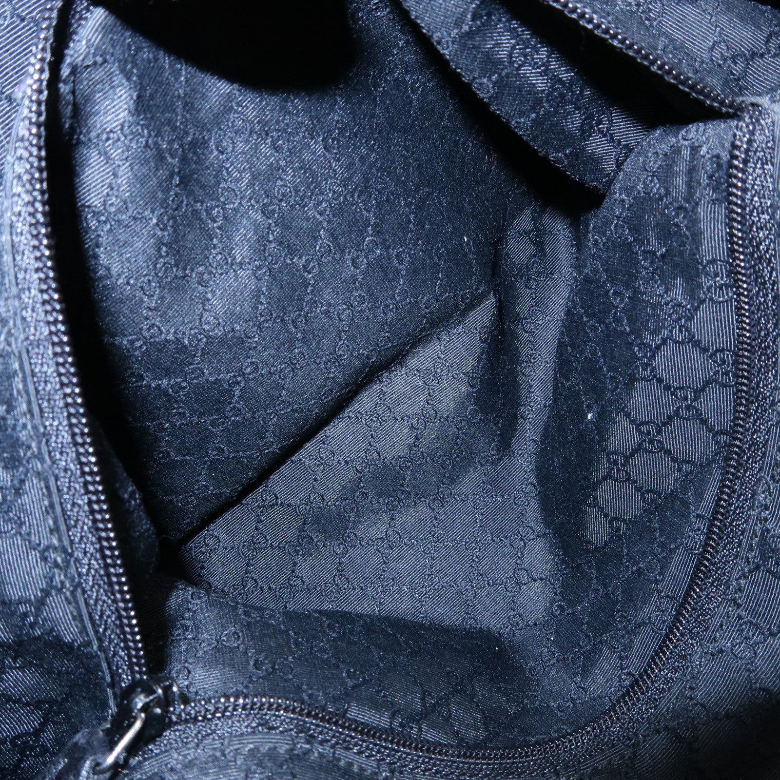 GUCCI Nappa Leather Tassel Tote Shoulder Bag Black 001・4331・001998