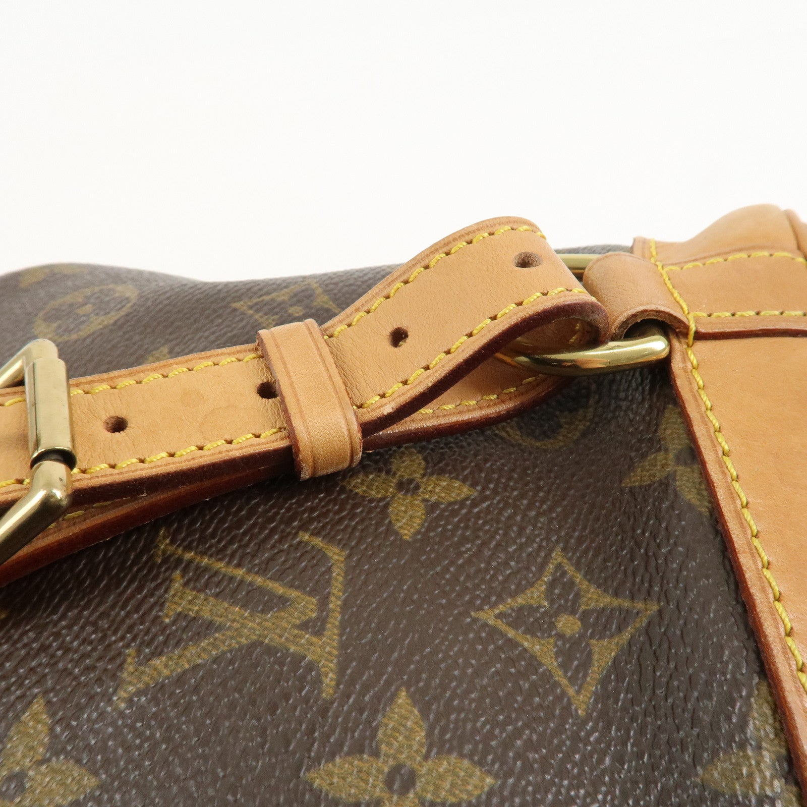 Louis Vuitton Monogram Canvas Montsouris MM Backpack Brown M51136 Used