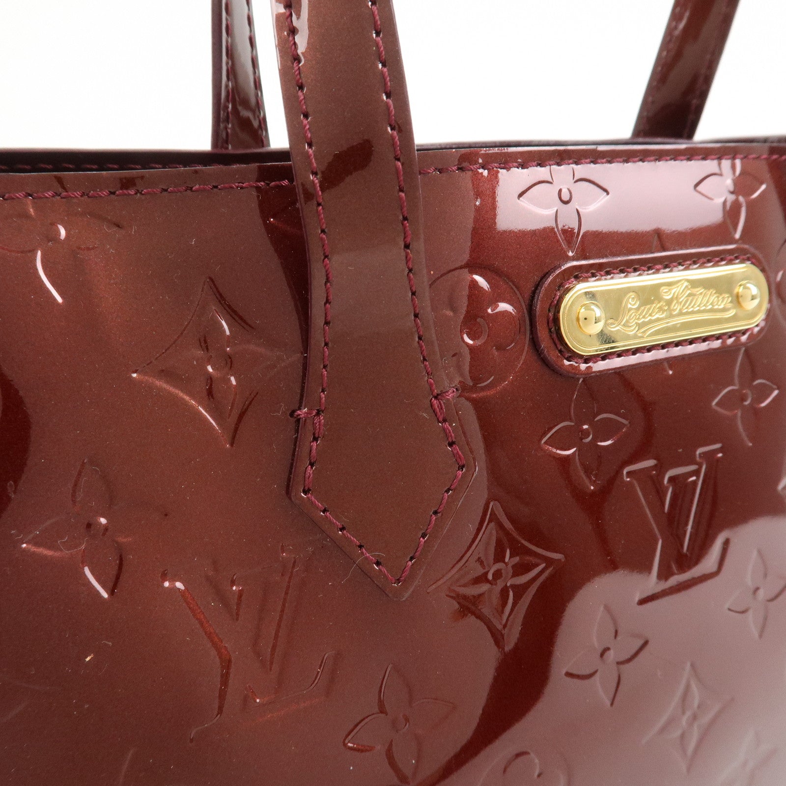 Louis Vuitton Monogram Vernis Wilshire PM Rouge Faurviste M91644