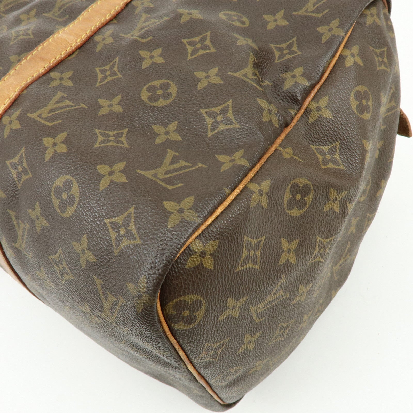 Louis Vuitton Monogram Sac Souple 45 Boston Bag Brown M41624