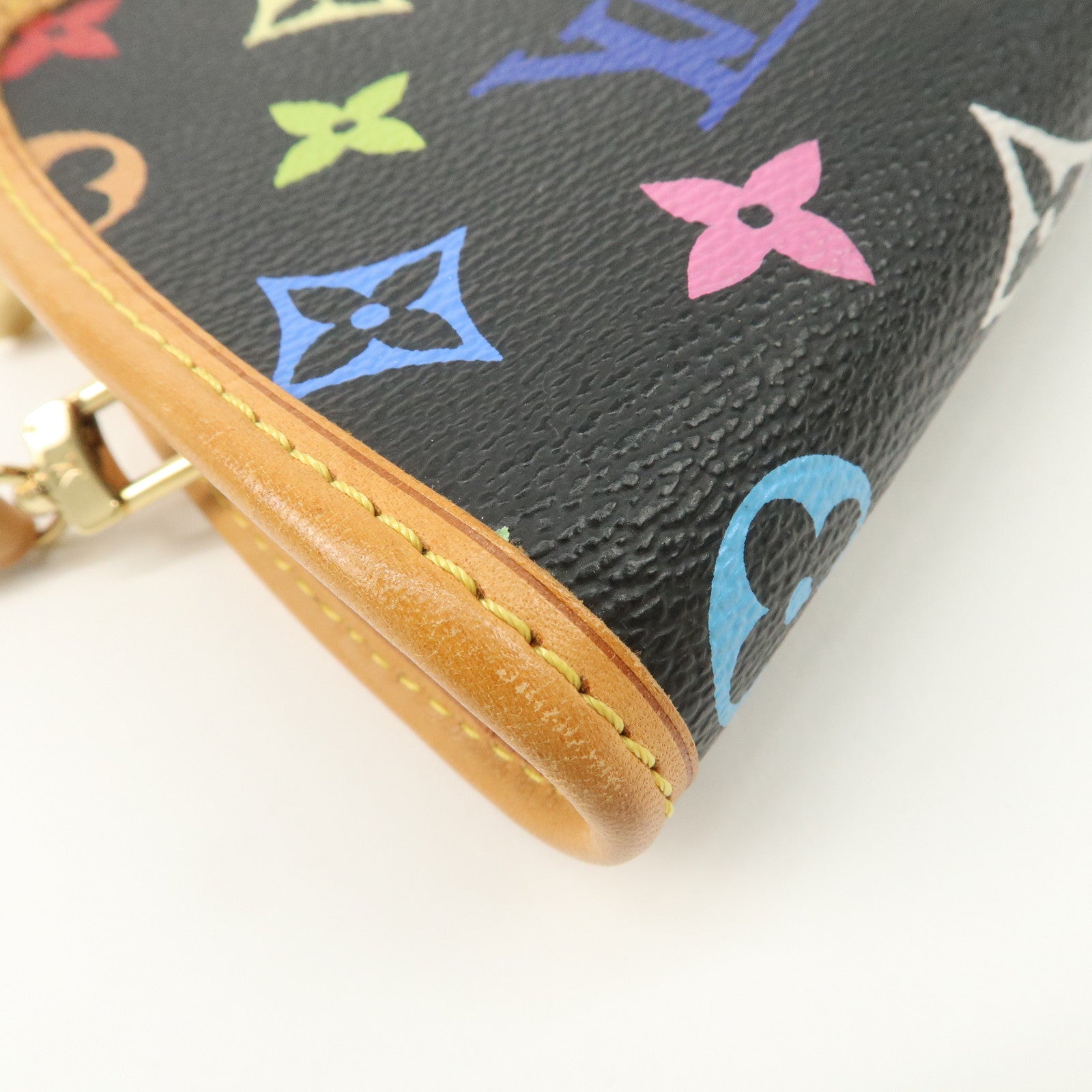 Louis Vuitton Monogram Multicolor Shirley Shoulder Bag Hand Bag M40050 Used