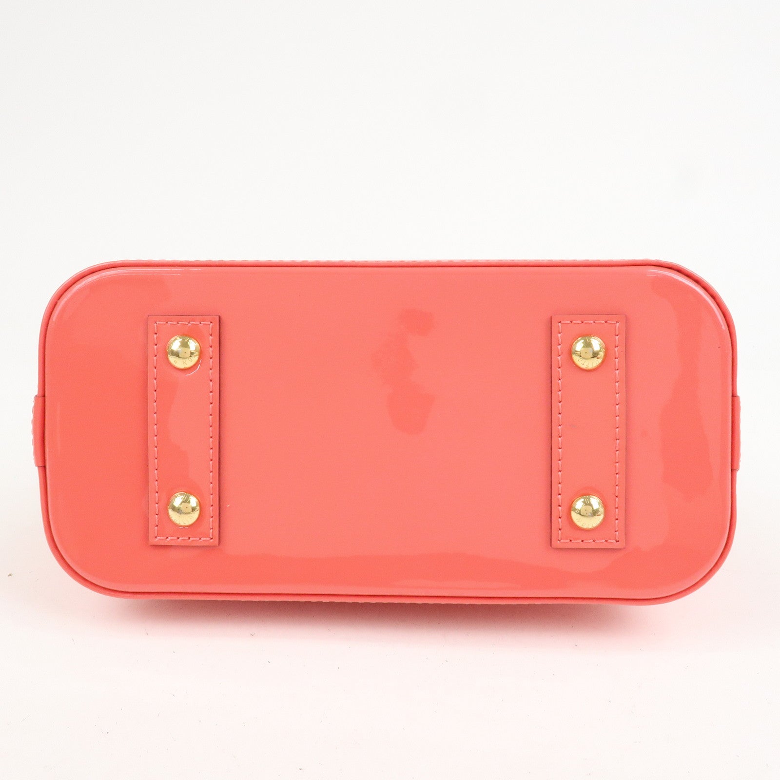 Louis Vuitton Monogram Vernis Alma BB 2Way Bag Hand Bag Rose Rich M90259