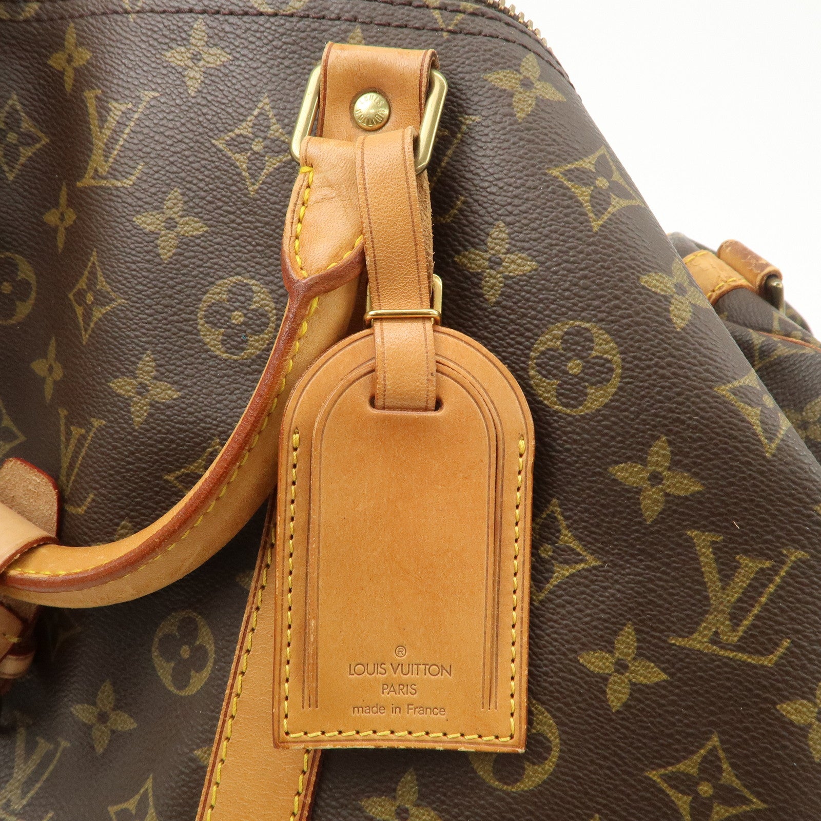 Louis Vuitton Keep All Bandouliere 55 Boston Bag Brown M56714