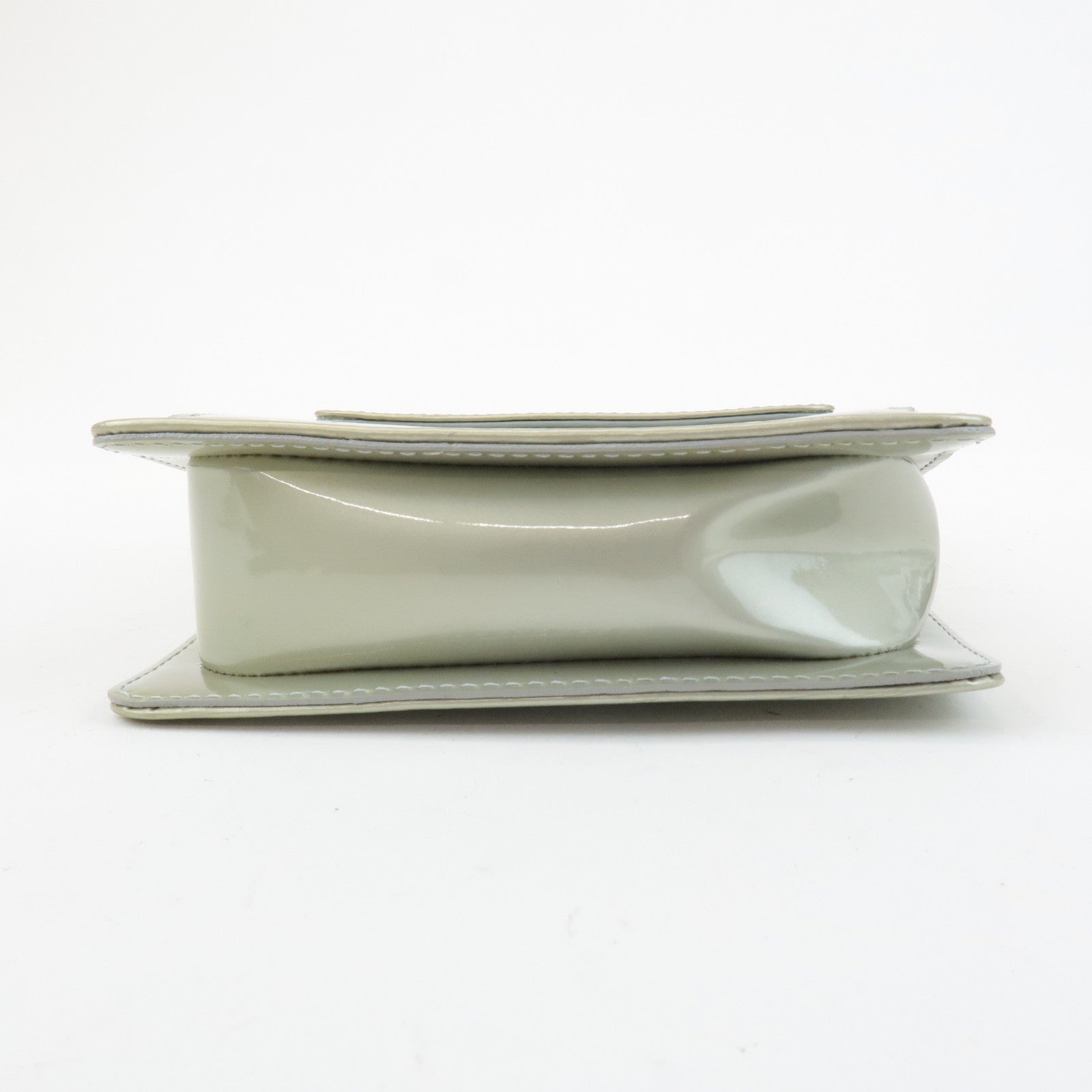 Louis Vuitton Monogram Vernis Motto Shoulder Bag Gray M91030 Used