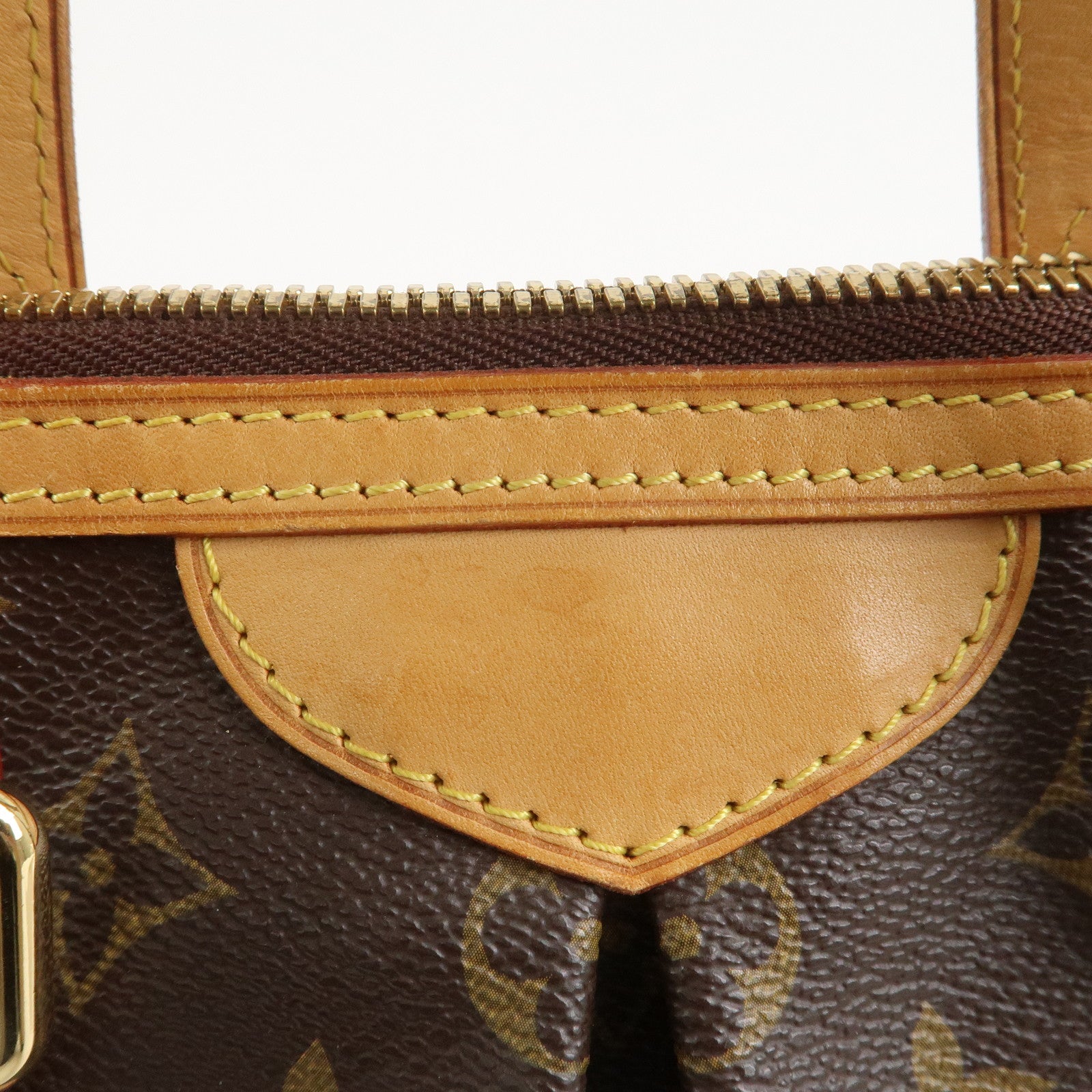 Louis Vuitton Monogram Palermo PM 2Way Bag Hand Bag Brown M40145