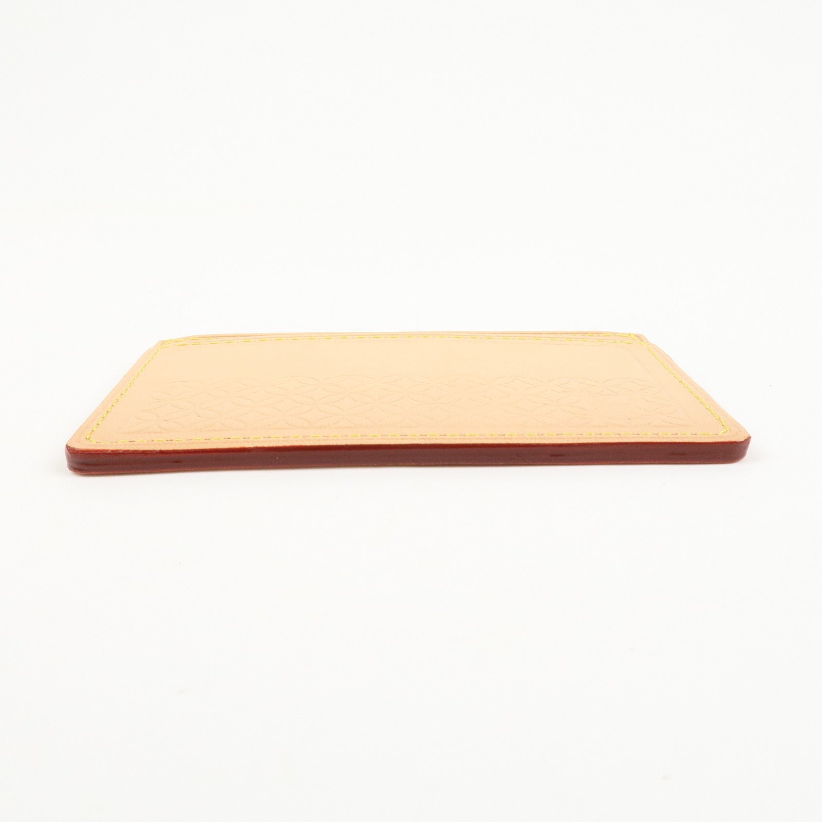 Louis Vuitton Nume Leather Card Case Card Holder Natural