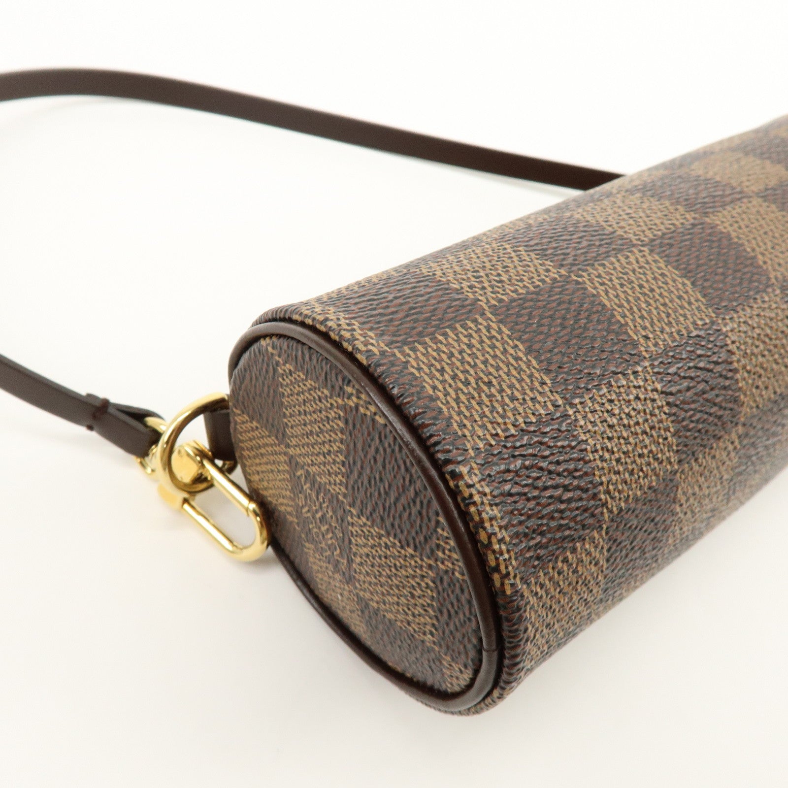 Louis Vuitton Damier Ebene Mini Pouch for Papillon Bag Brown