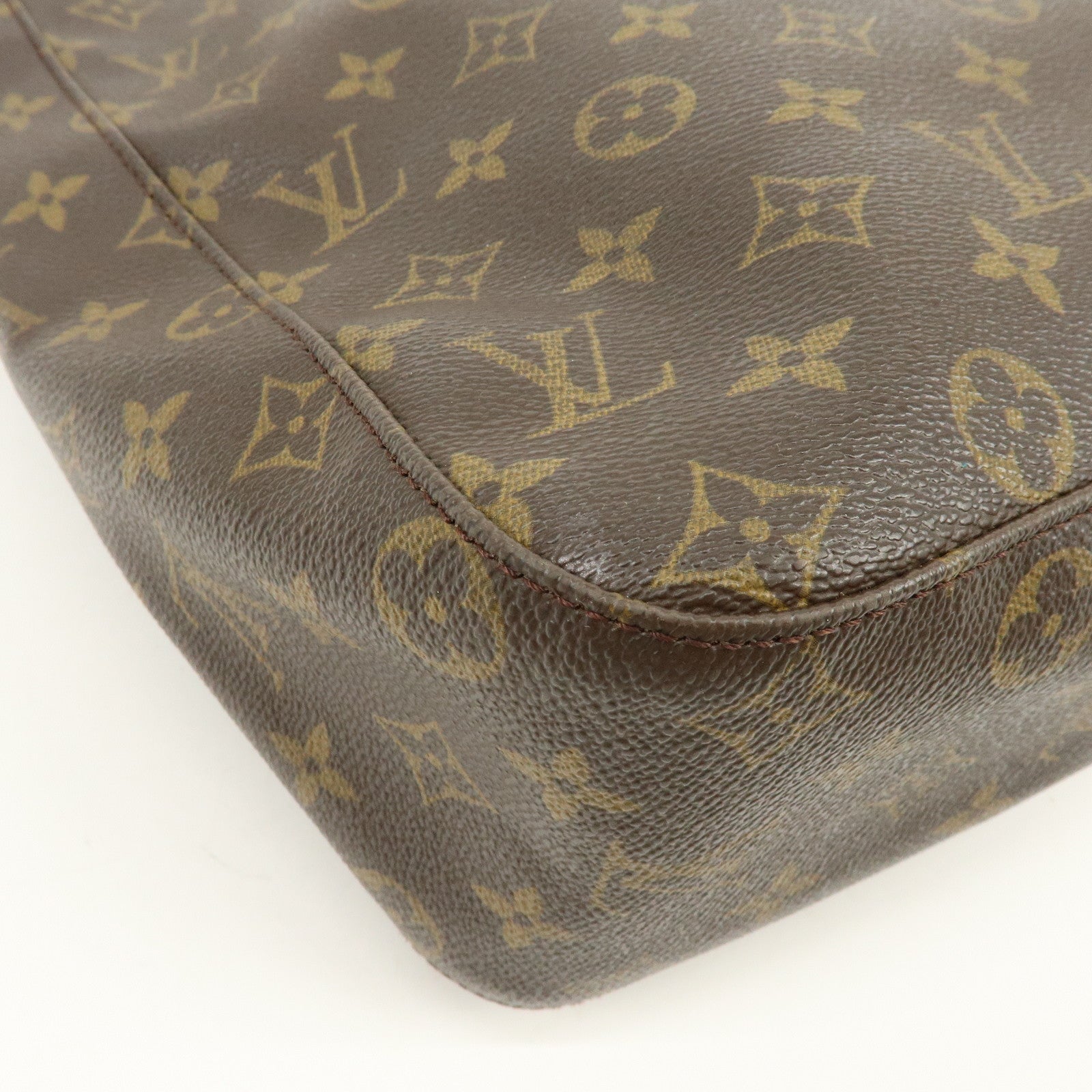Louis Vuitton Monogram Looping GM Shoulder Bag Brown M51145