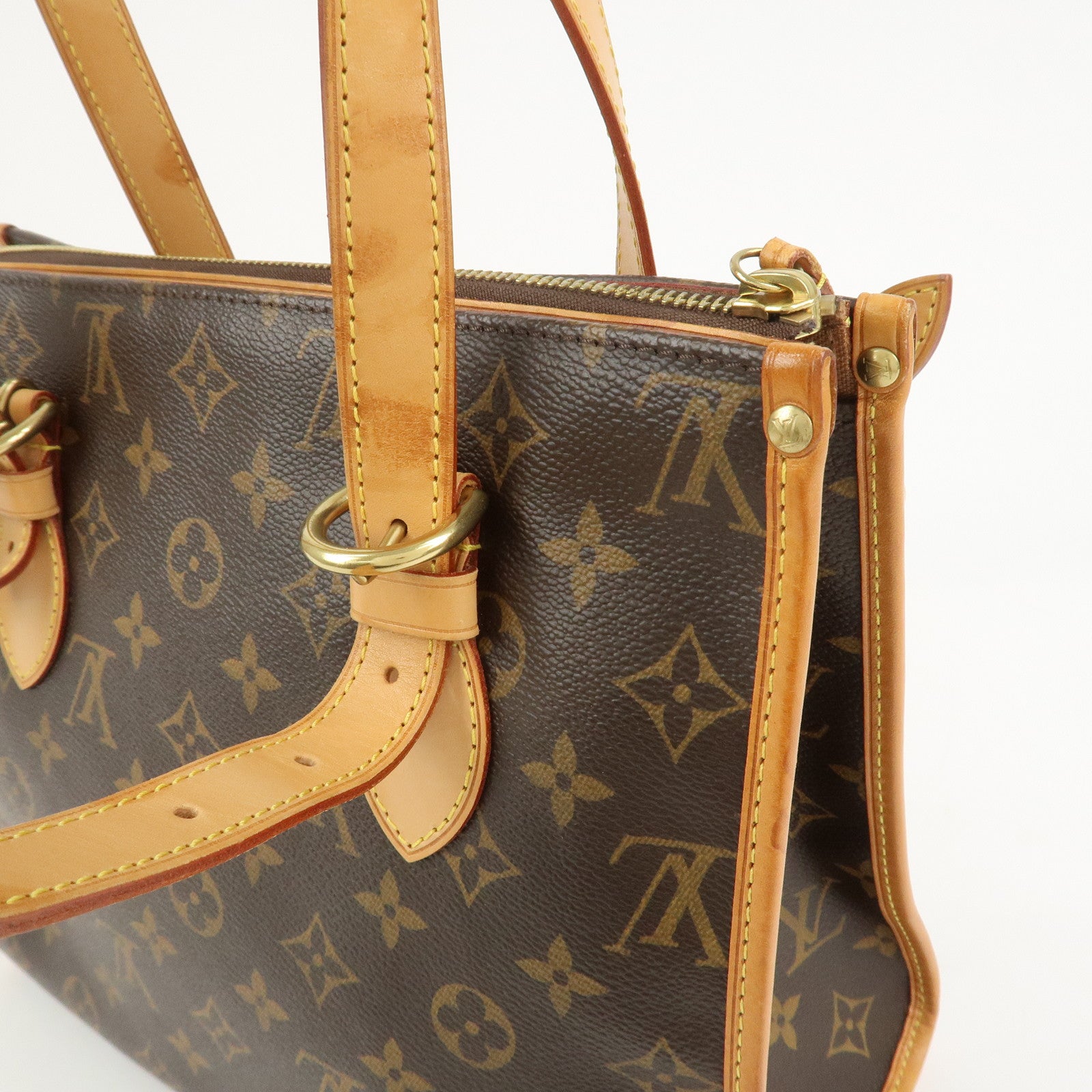Louis Vuitton Monogram Popincourt Haut Shoulder Bag Brown M40007