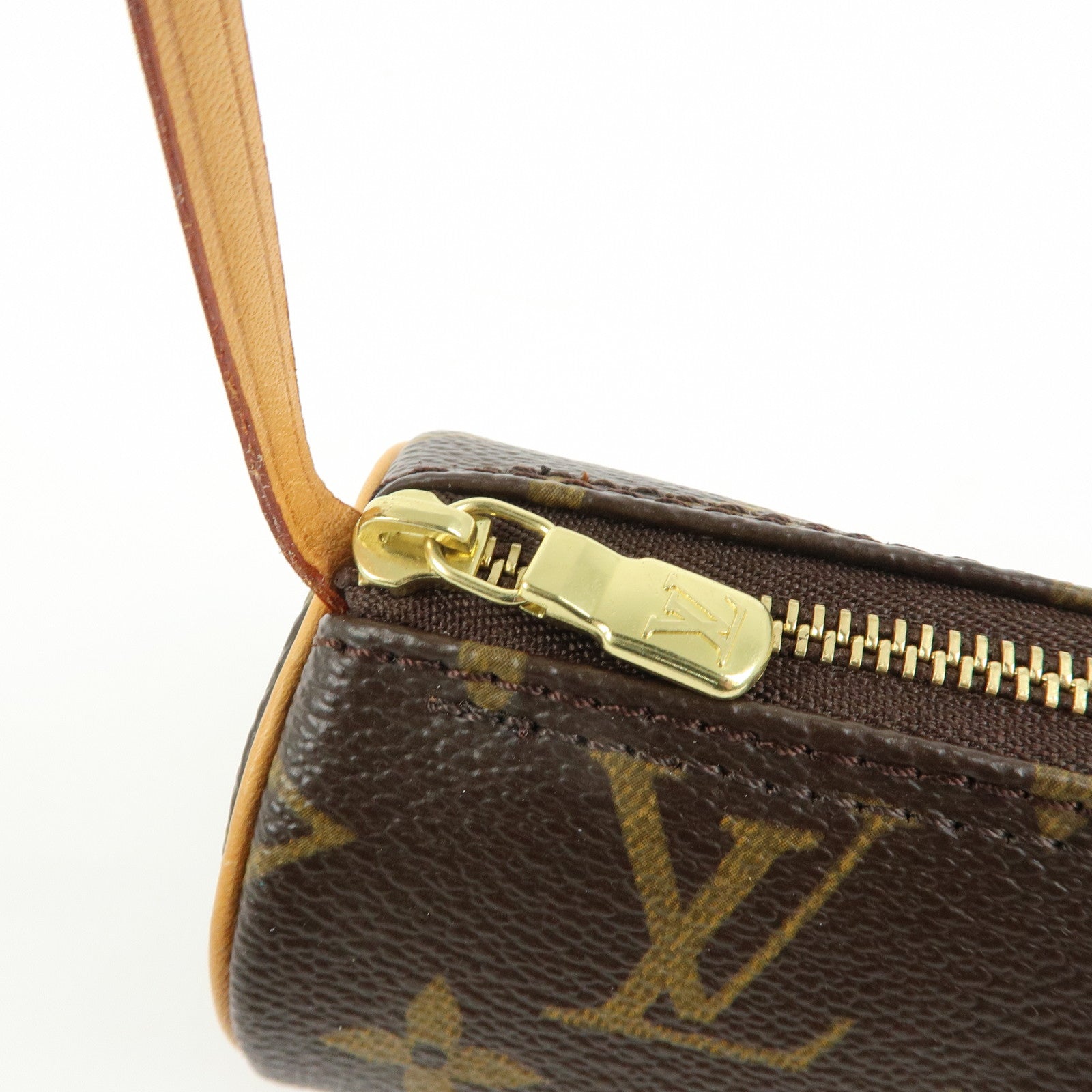 Louis Vuitton Monogram Mini Pouch for Papillon Bag Brown