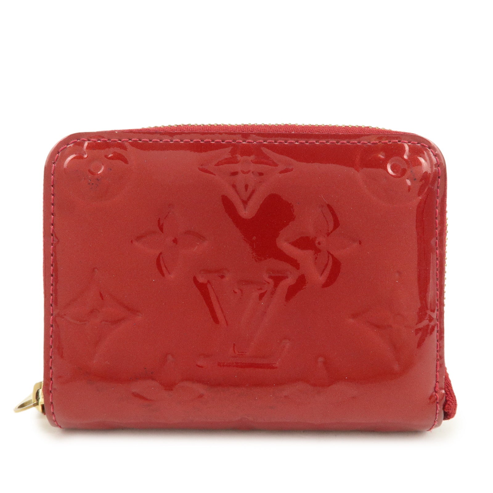 Louis Vuitton Monogram Vernis Zippy Coin Purse Pomme d'Amour M93608