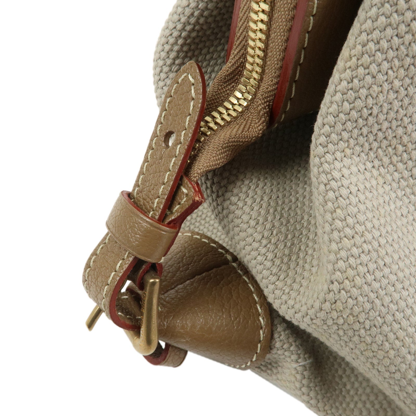 Louis Vuitton Antigua Sac de Nuit PM Canvas Hand Bag Beige M48827