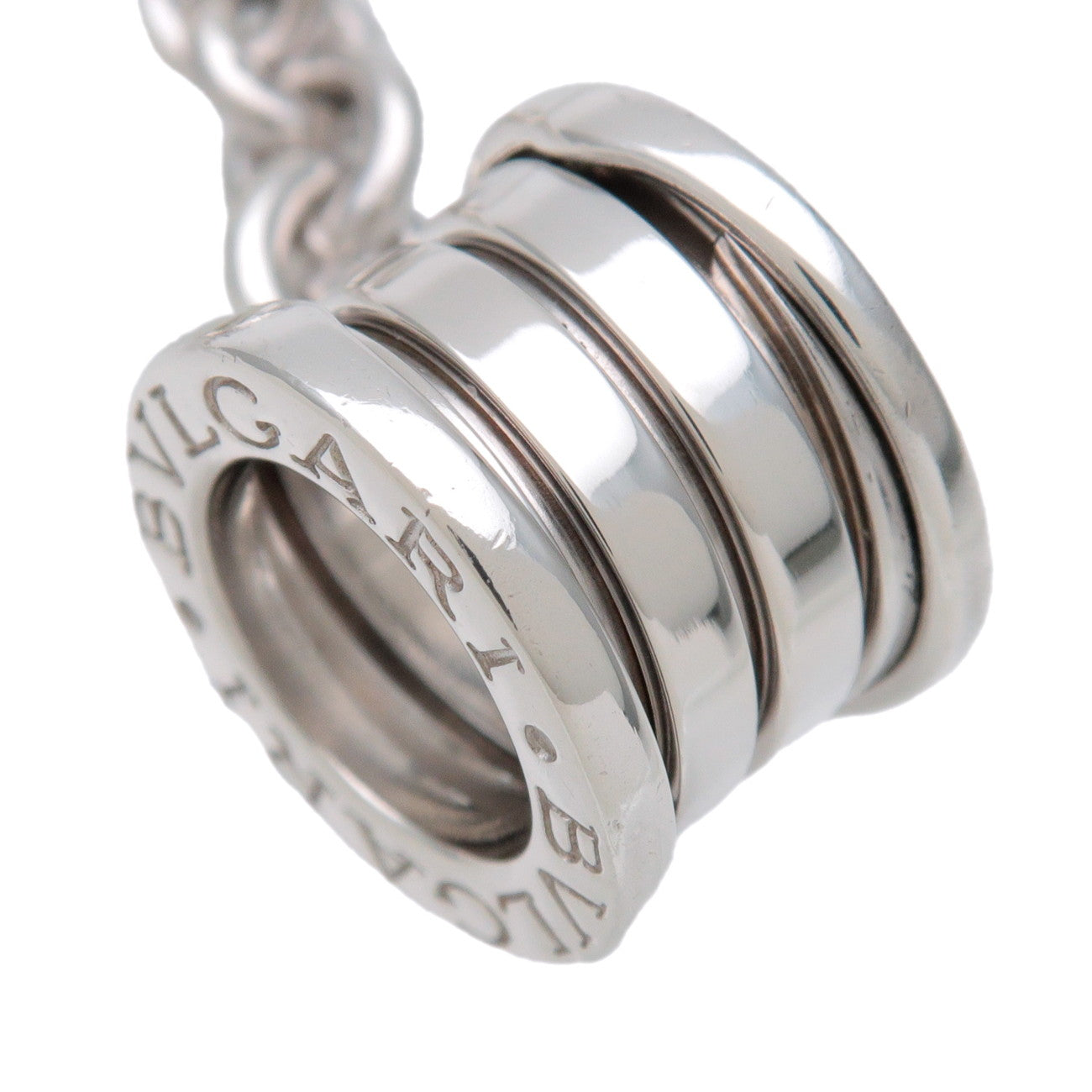 BVLGARI B-zero1 Bag Charm Key Chain SV925 Silver