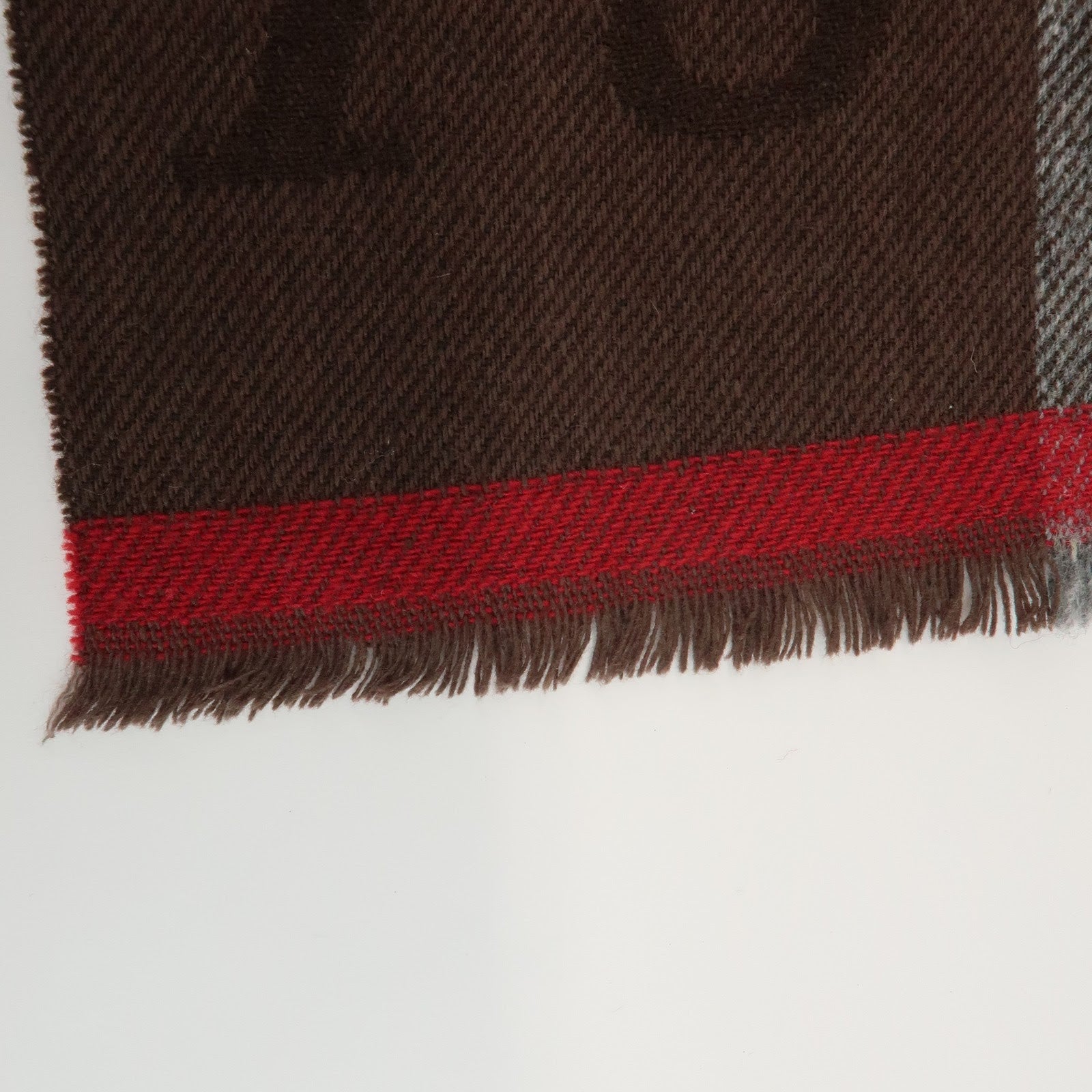 Louis Vuitton Echarpe Logomania Monogram Wool Silk Scarf 413287
