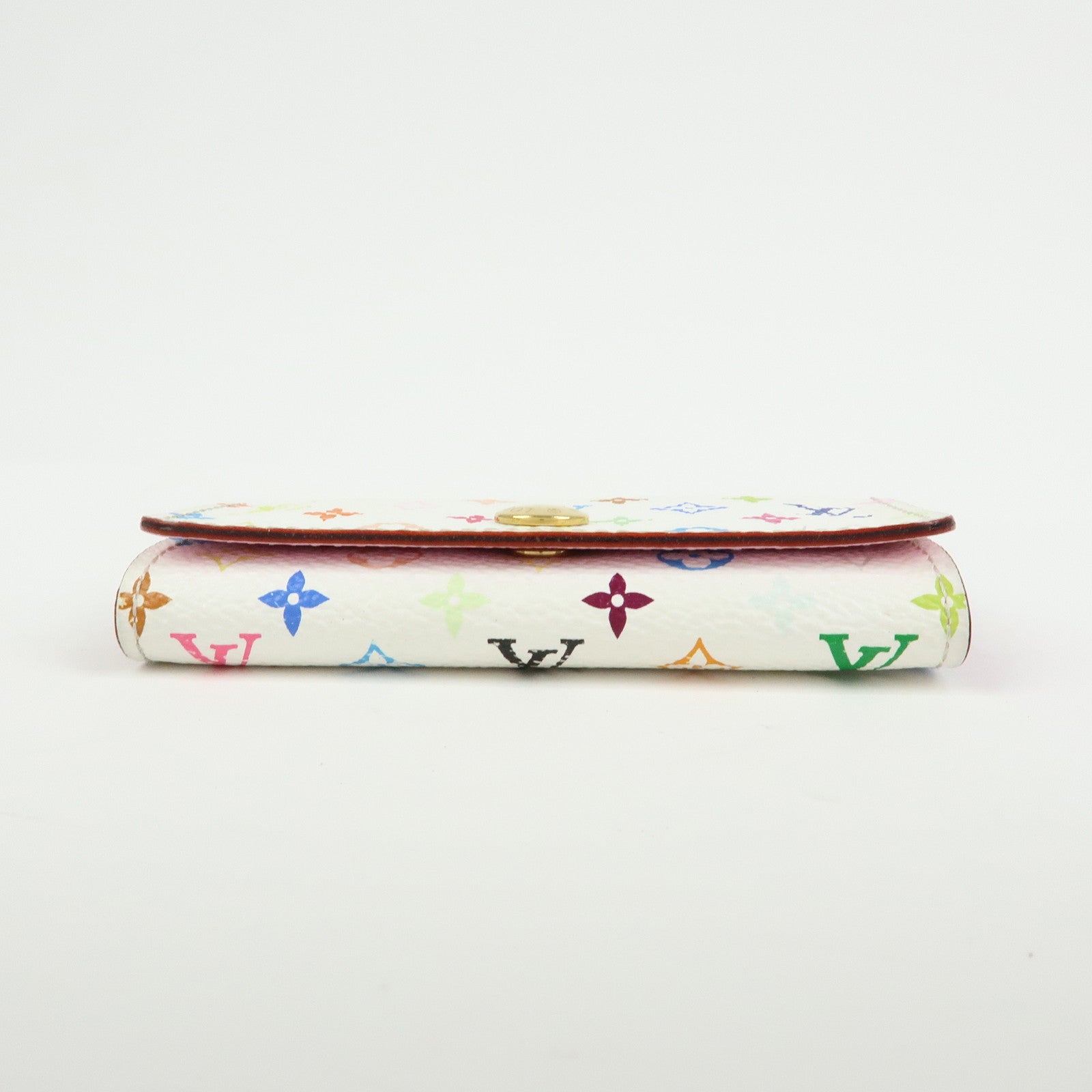 Louis Vuitton Monogram Multicolor Multiclés 4 Key Case Blanc M60043