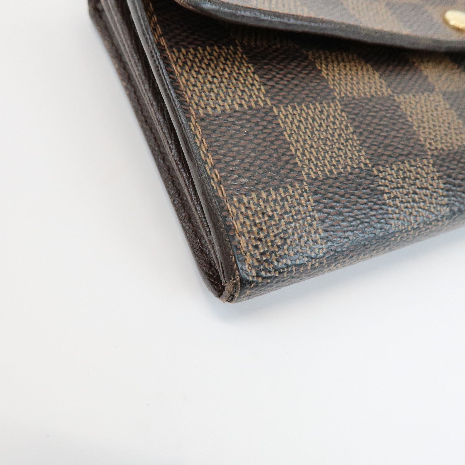 Louis Vuitton Damier Ebene Set of 2 Long Wallet N60015/N61734