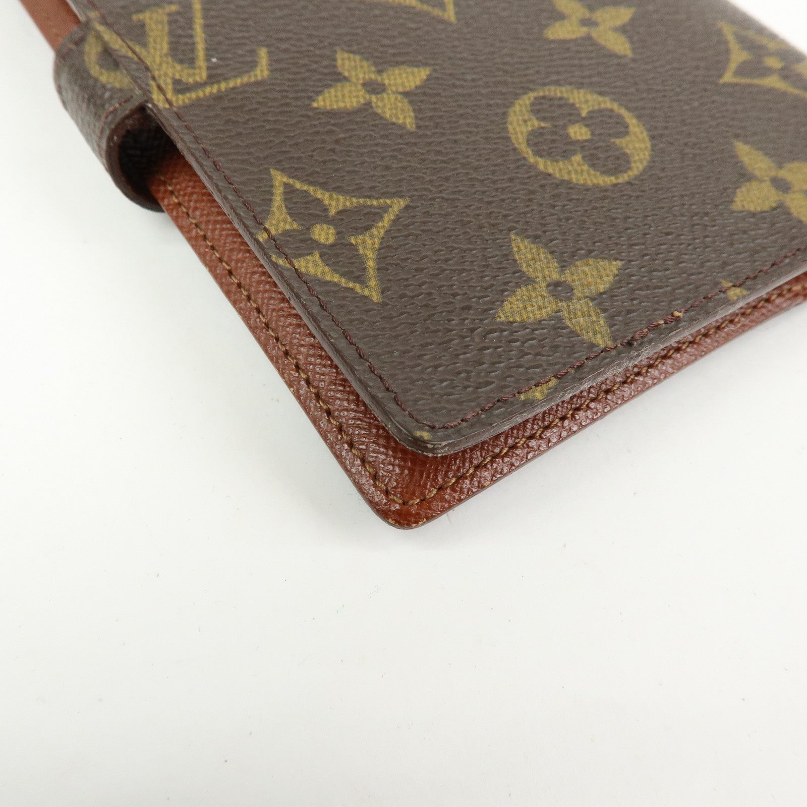 Louis Vuitton Monogram Agenda PM Planner Cover Brown R20005