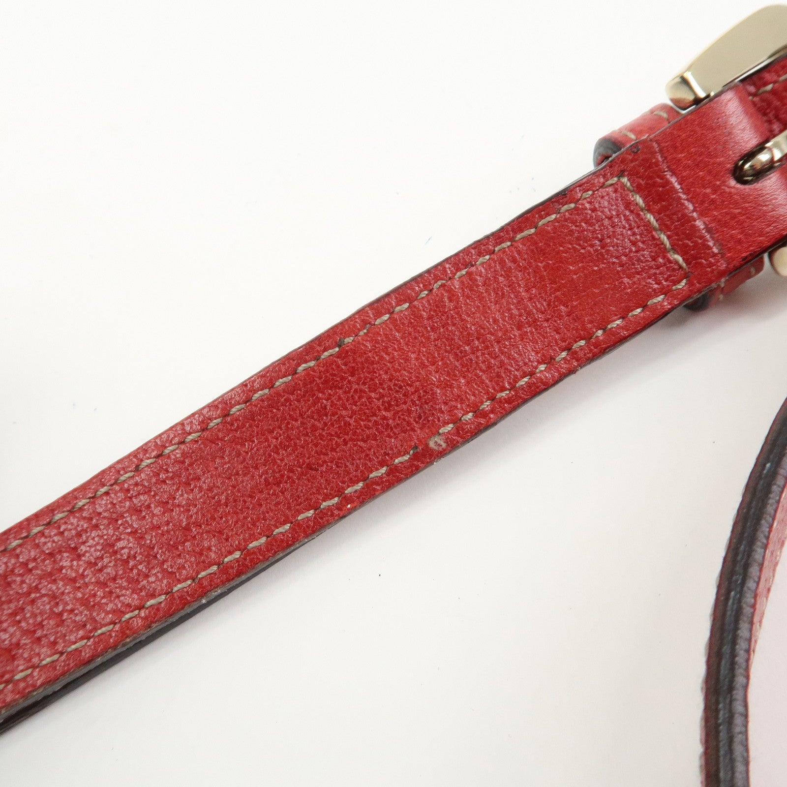 GUCCI Abbey GG Canvas Leather Shoulder Bag Crossbody Bag 131326