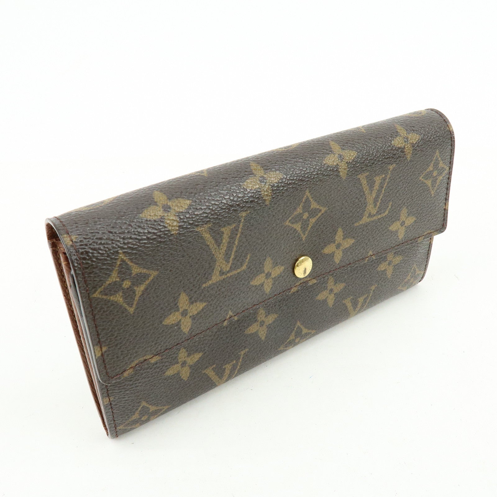 Louis Vuitton Monogram Porte Monnaie Credit Long Wallet M61726