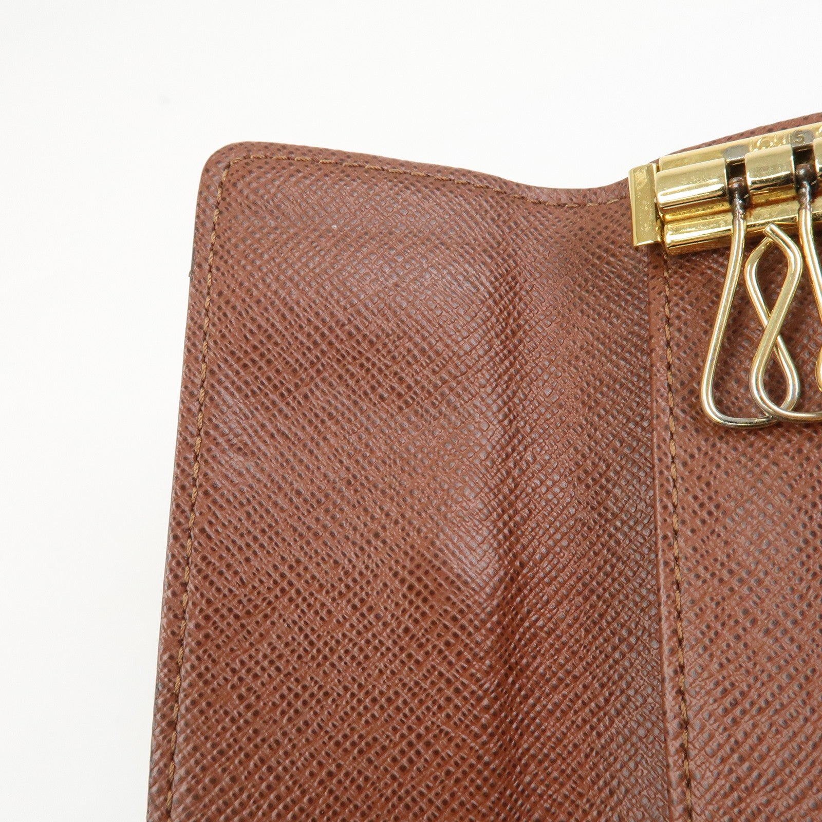 Louis Vuitton Monogram Multicles 4 Key Case Key Holder Brown M69517