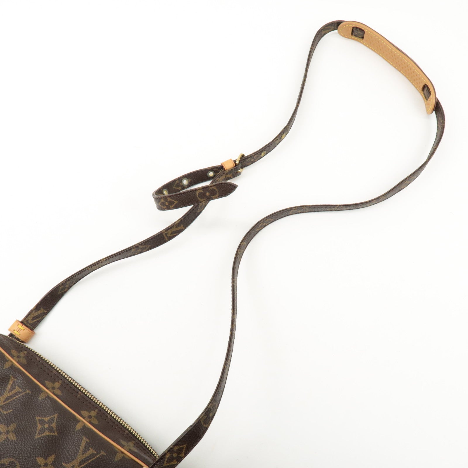 Louis Vuitton Monogram Pochette Marly Bandouliere Bag Brown M51828 Used