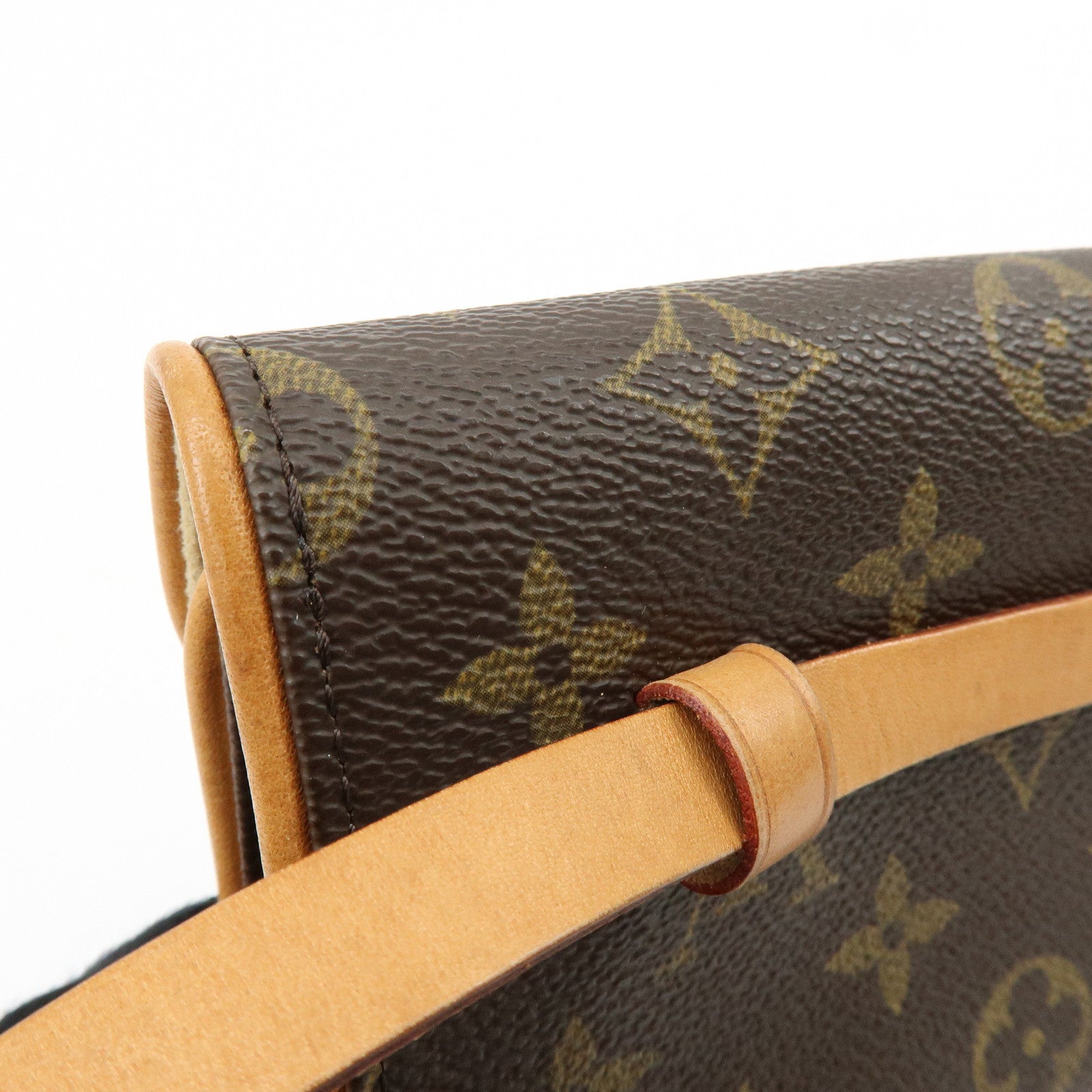 Louis Vuitton Monogram Pochette Florentine Waist Bag Belt XS M51855
