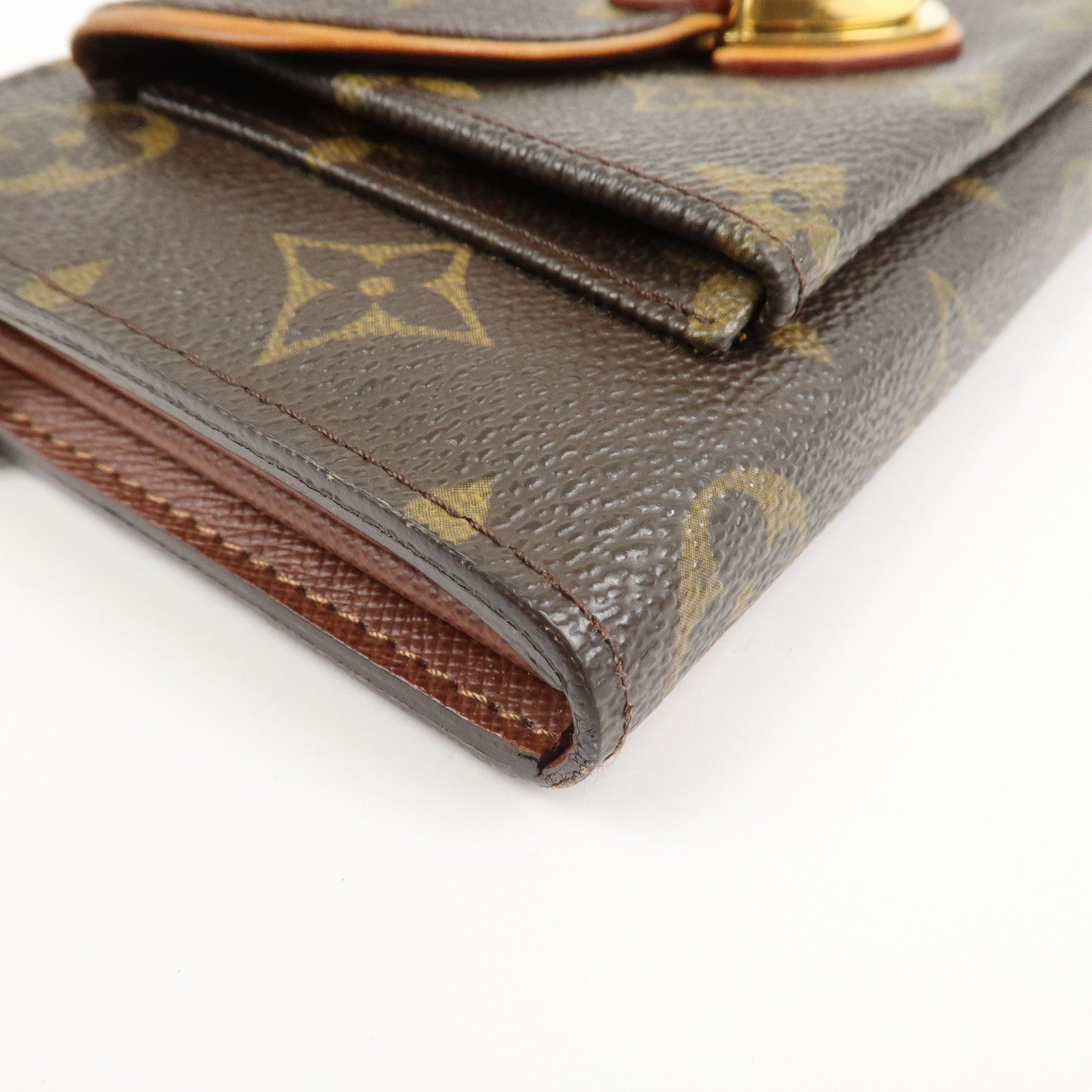 Louis Vuitton Monogram Portefeuille Astrid Long Wallet Brown M61781