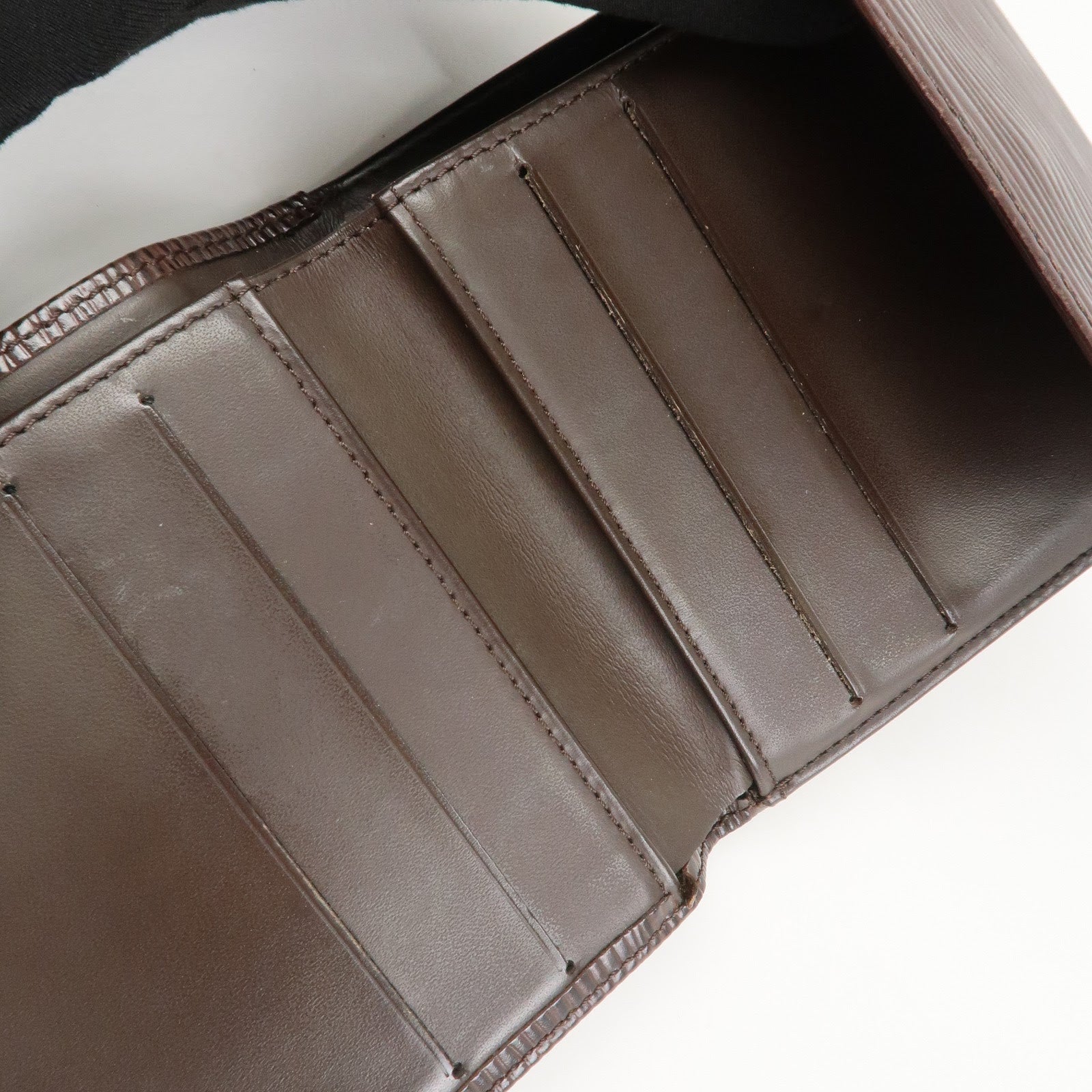 Louis Vuitton Epi Porte Monnaie Billets Carte Credit Mocha M6348D