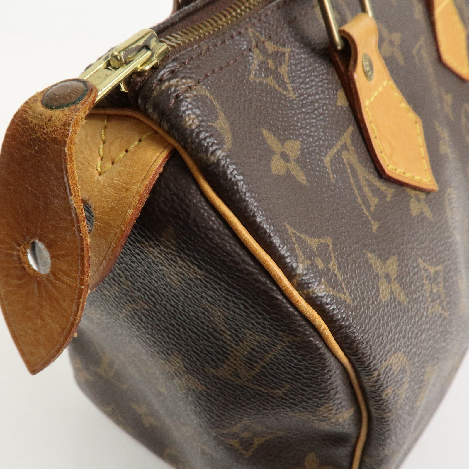 Louis Vuitton Monogram Speedy 25 Boston Bag Hand Bag Brown M41528
