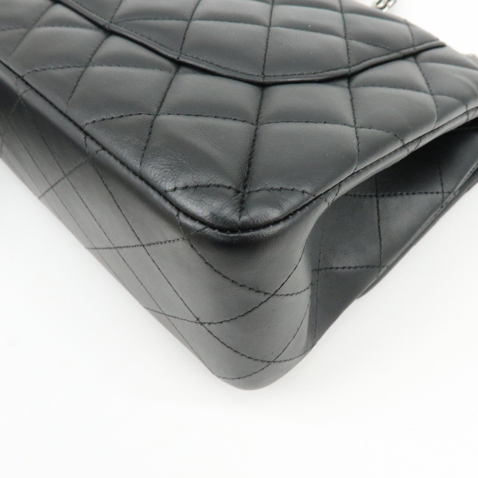 Chanel Large Matelasse 30 Large Lamb Skin Double Flap Shoulder Bag
