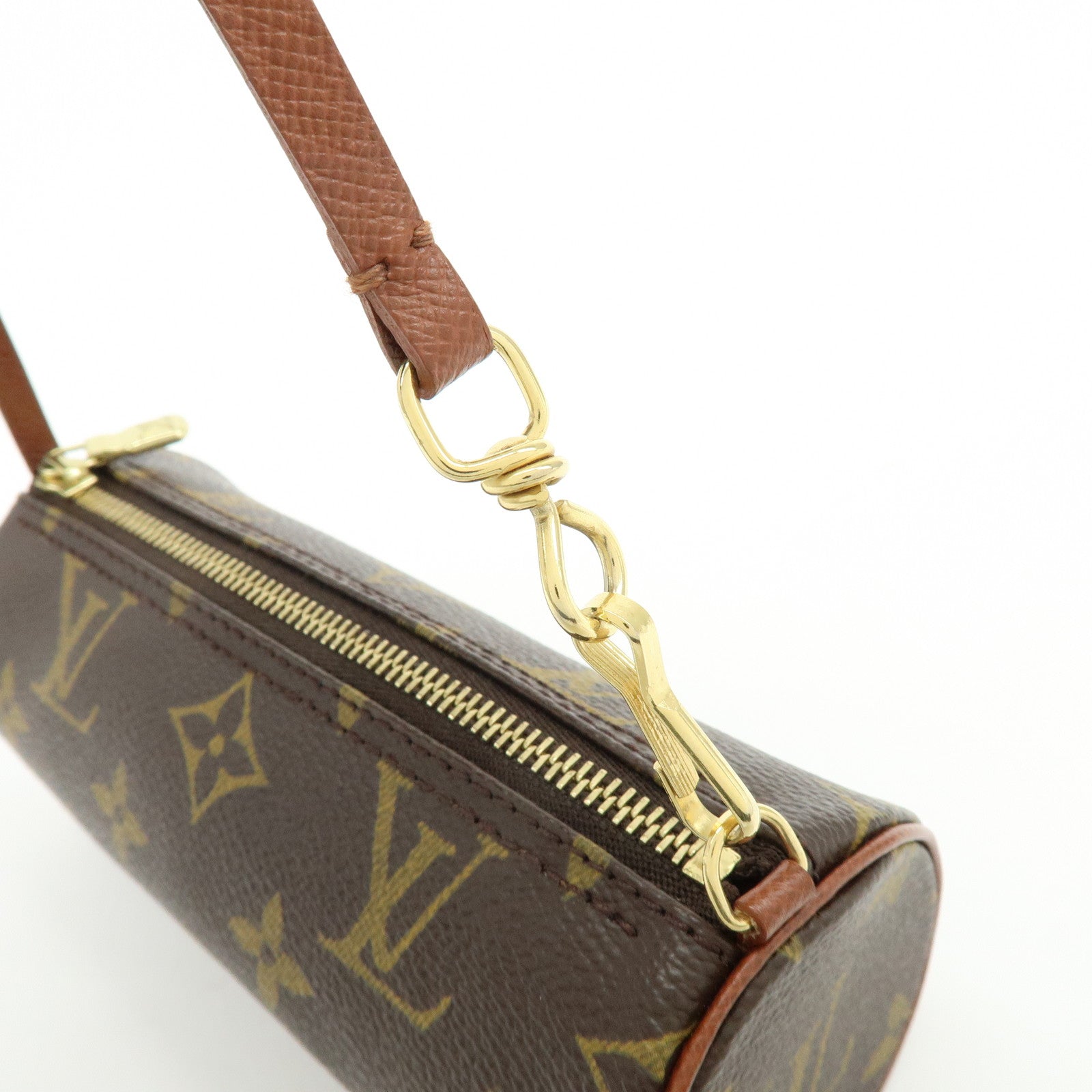 Louis Vuitton Monogram Mini Pouch for Papillon Bag Brown