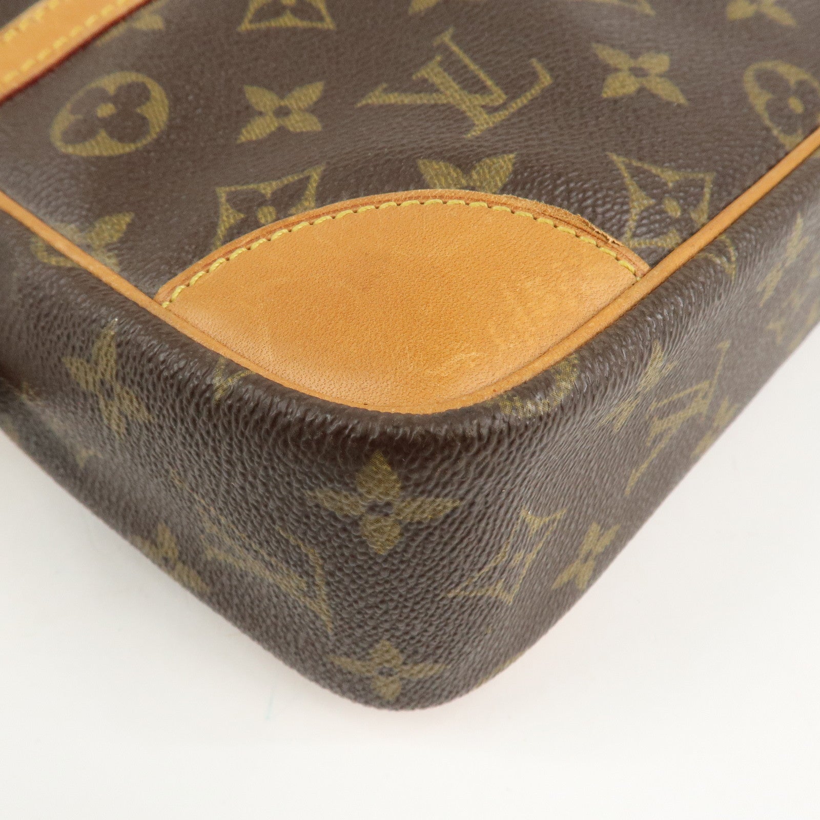 Louis Vuitton Monogram Compiegne 28 Pouch Clutch Bag Brown M51845 Used