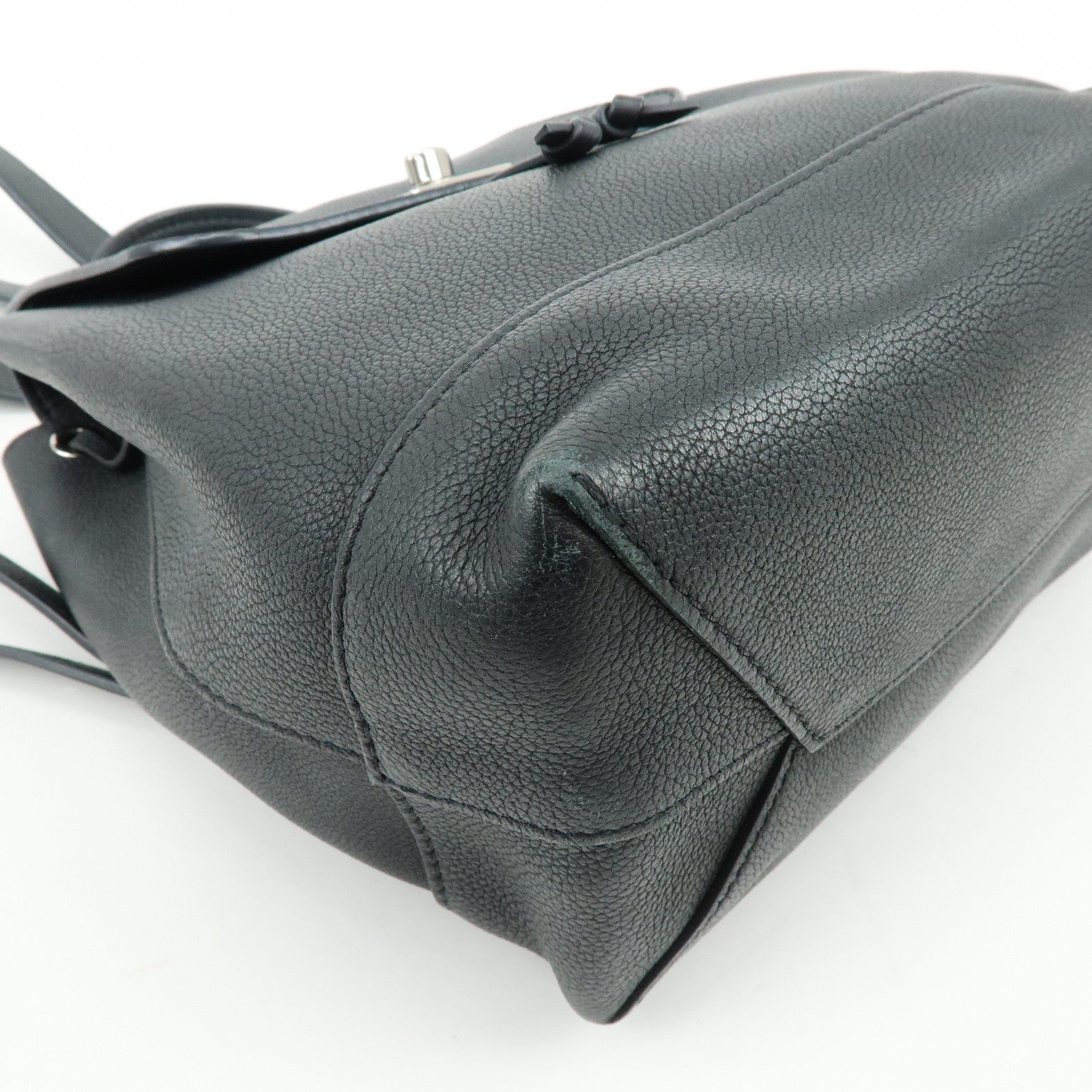 Louis Vuitton Lockme Leather Backpack Rucksack Noir Black M41815