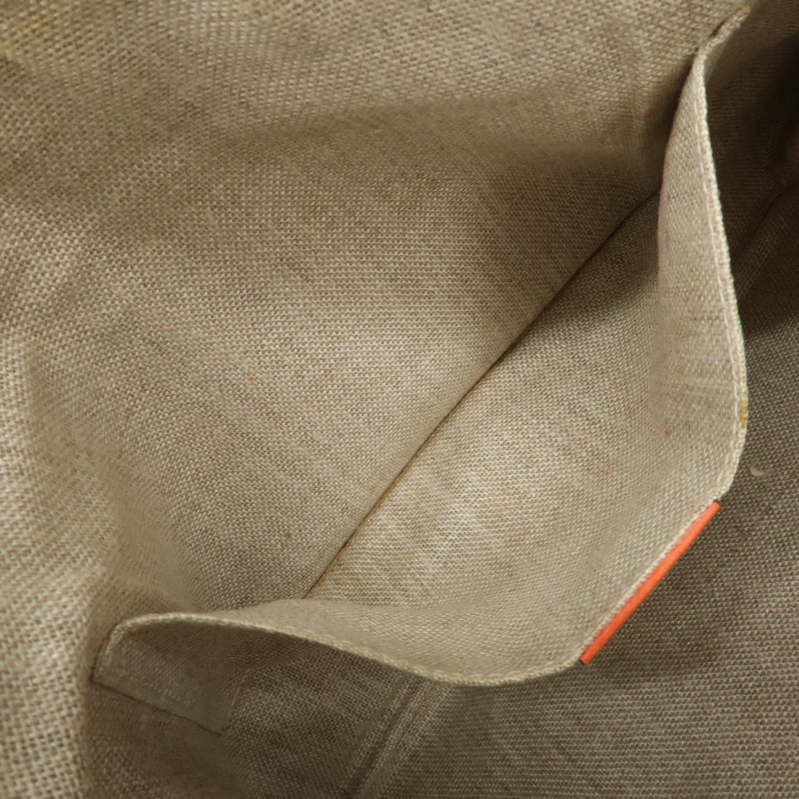 GUCCI Bamboo Logo Leather Clutch Bag Pouch Orange 449653