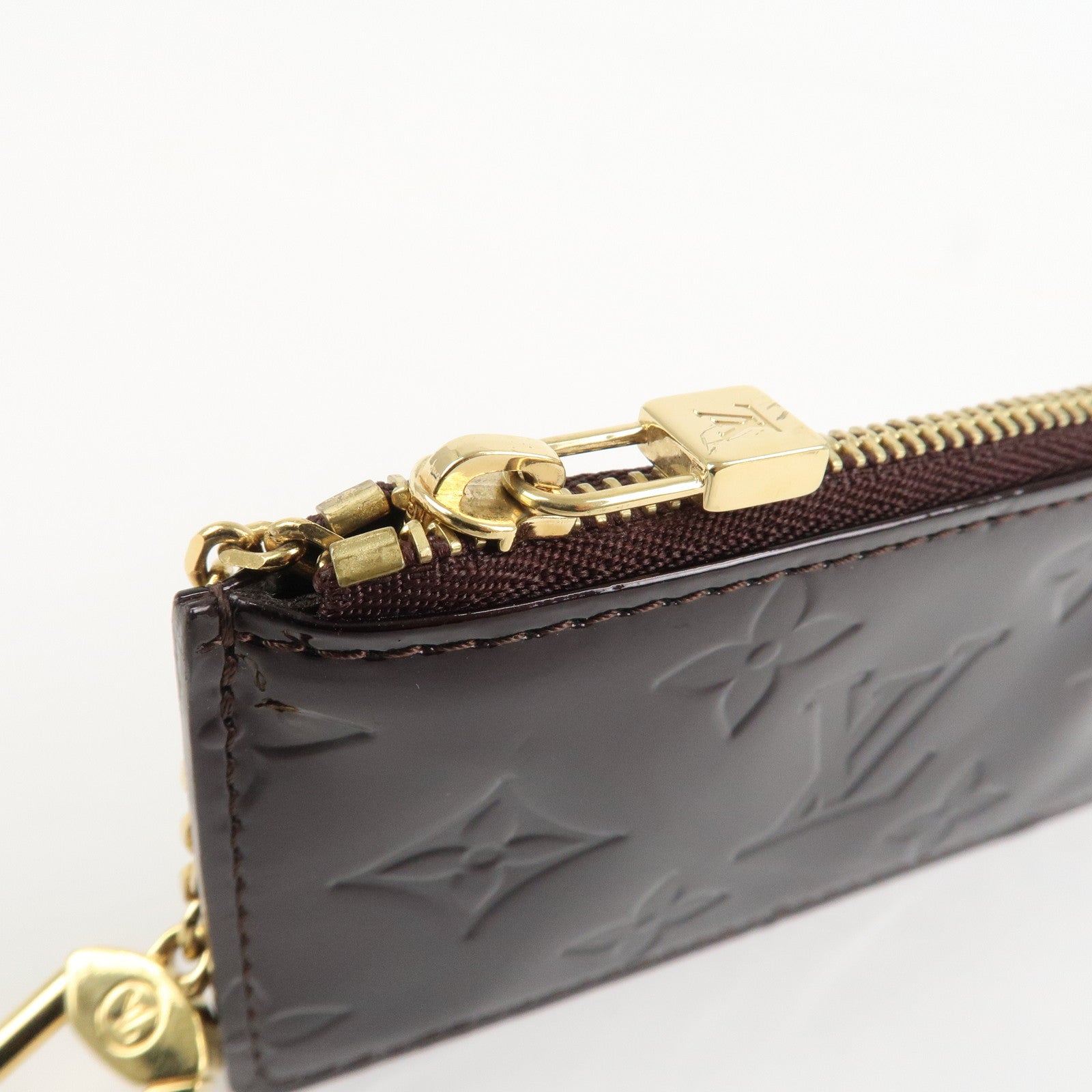Louis Vuitton Monogram Vernis Pochette Cles Coin Case Key Case M93518 Used