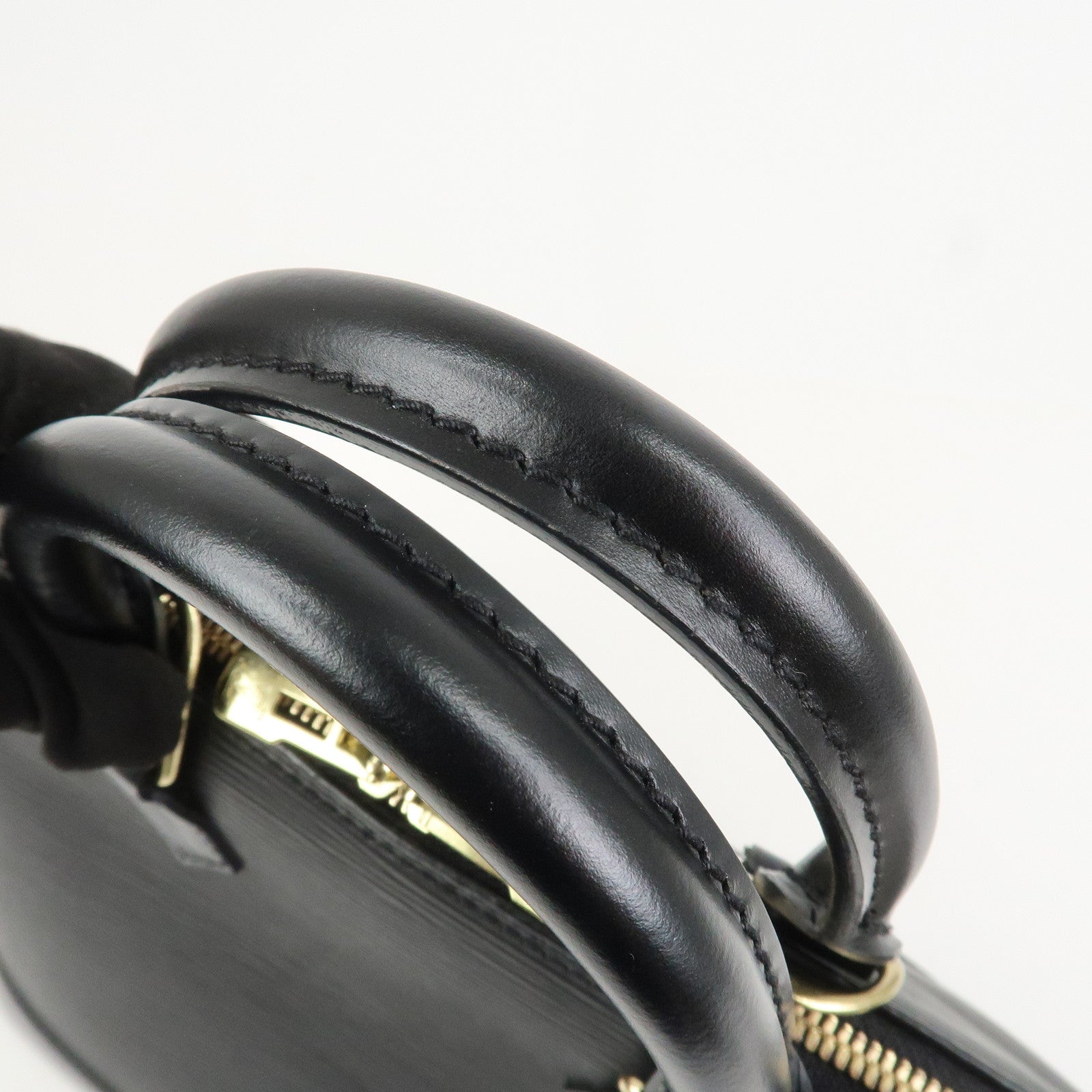 Louis Vuitton Epi Leather Alma PM Hand Bag Noir Black M52802